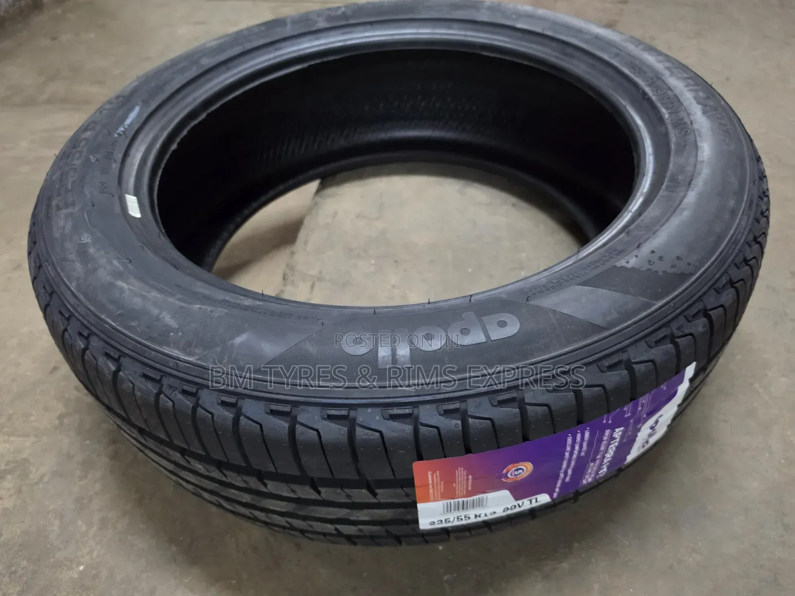 225 /55 R19 Apollo Tires (Highway) India. Ht2.