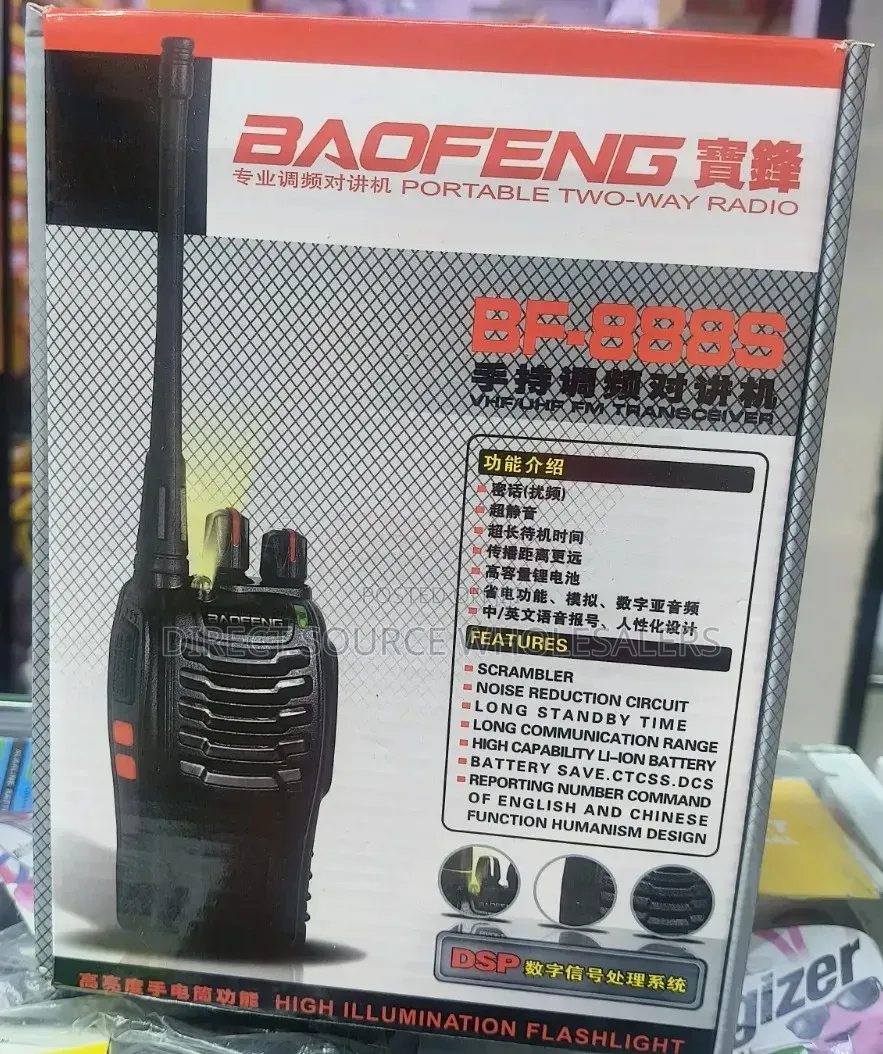 Radio Call 888S Baofeng Walkie Talkies