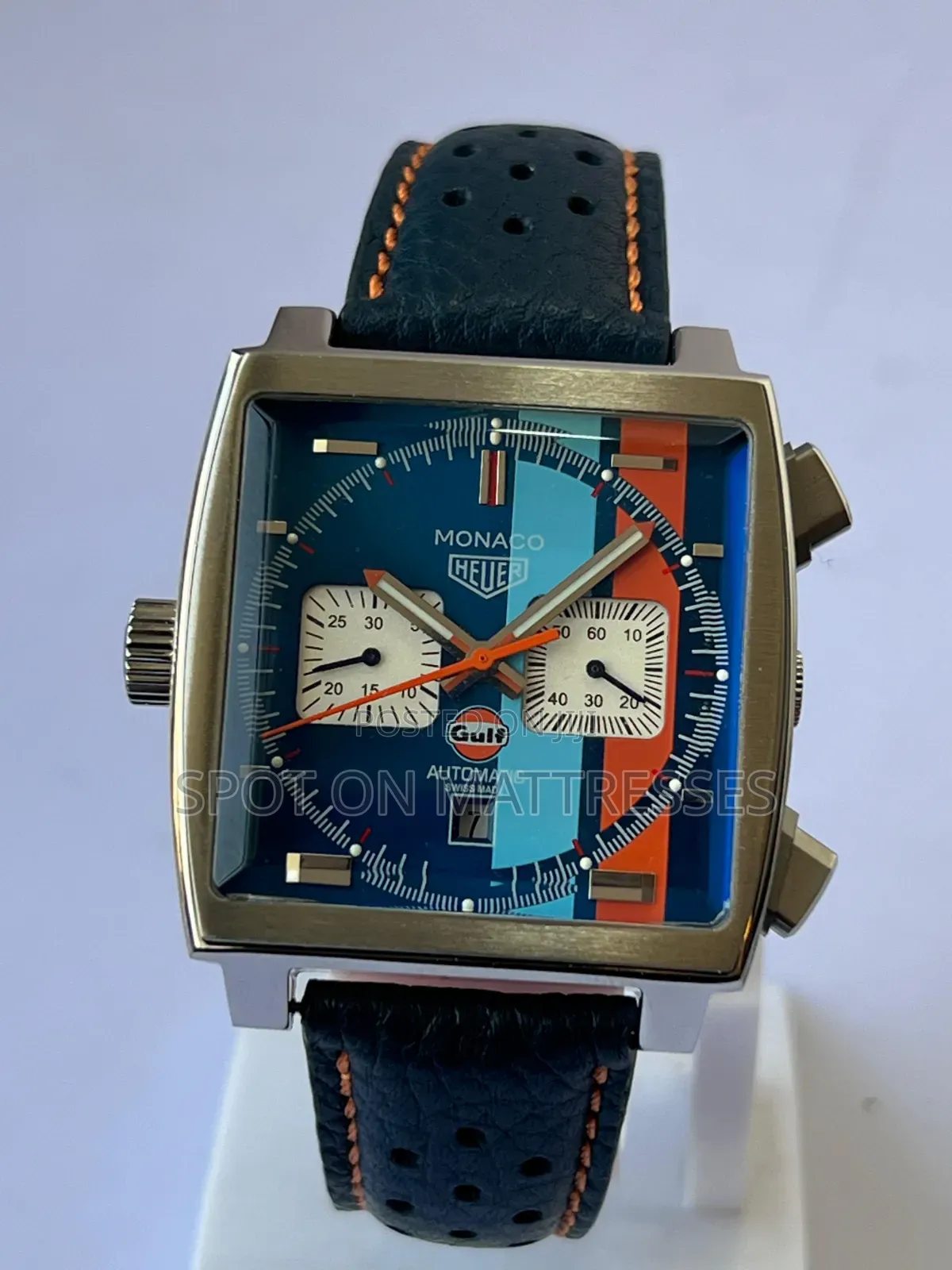 Monaco Tag Heuer Square-Cased Automatic Watch. Countrywide Delivery!