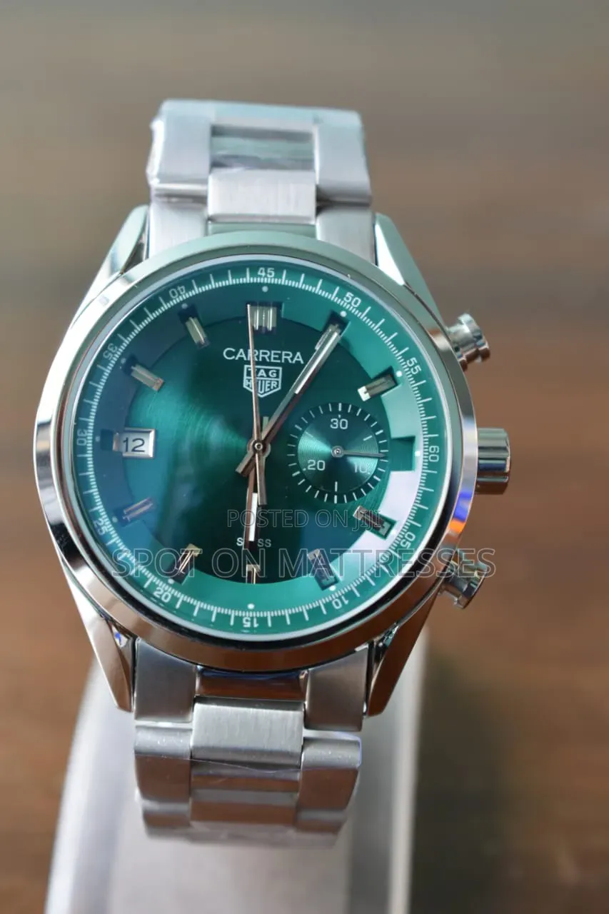 High-End Watch for Men. Carrera Tag Heuer. Automatic & Battery Powered