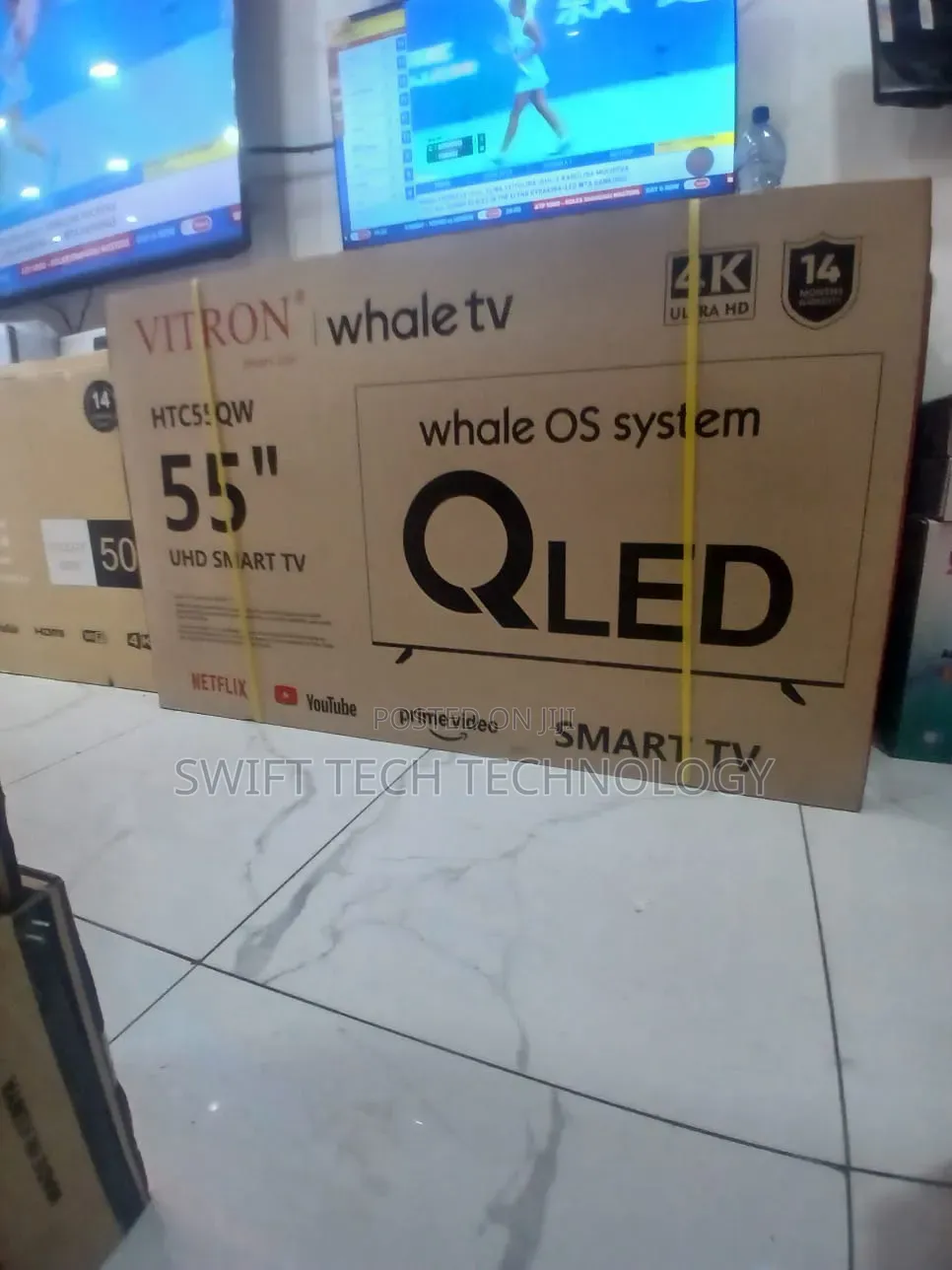 Vitron 55-Inch Smart TV 4K UHD TV HTC55W Whale OS System
Qled System