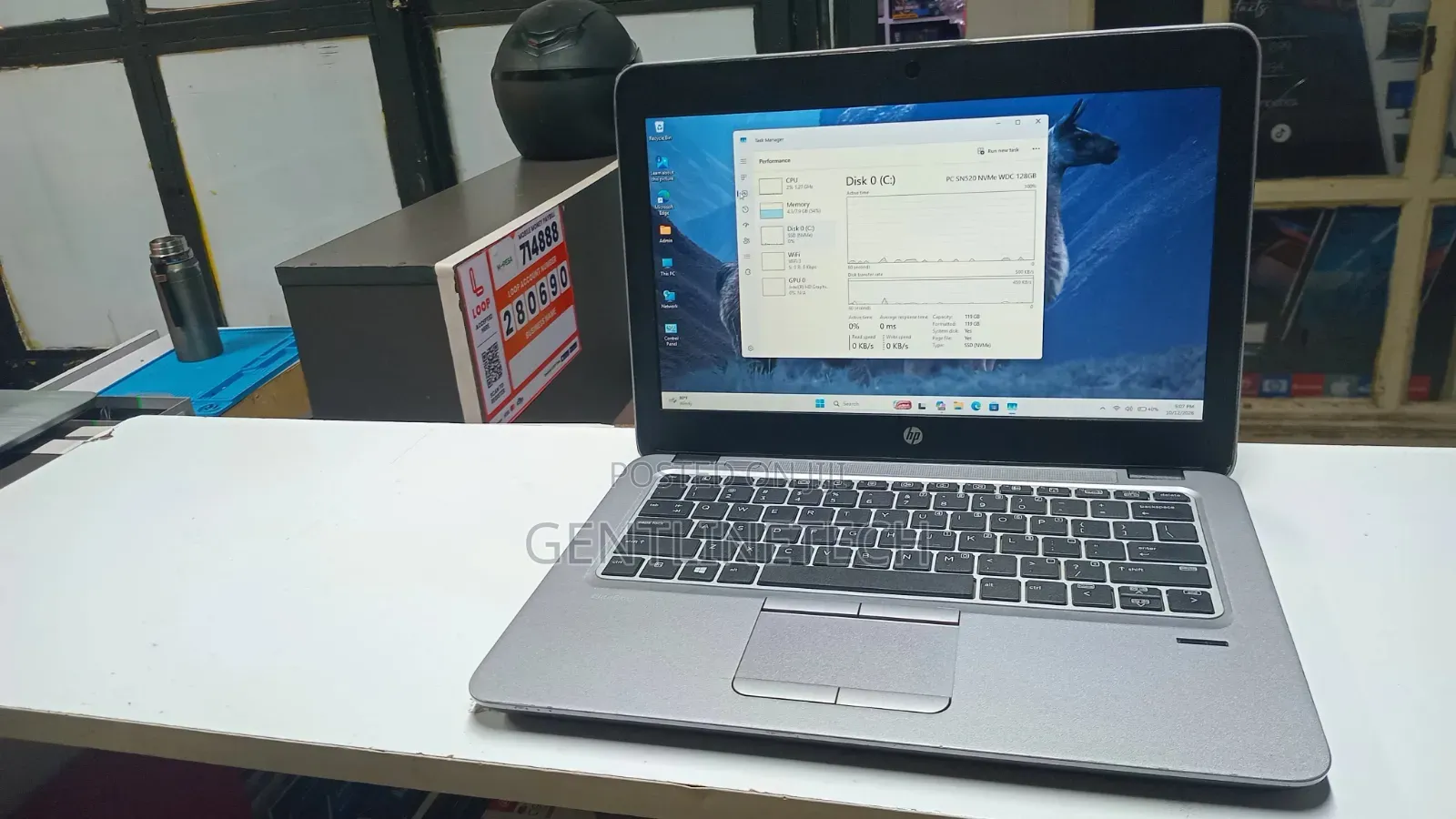 Laptop HP EliteBook 820 G3 4GB Intel Core i5 SSD 128GB