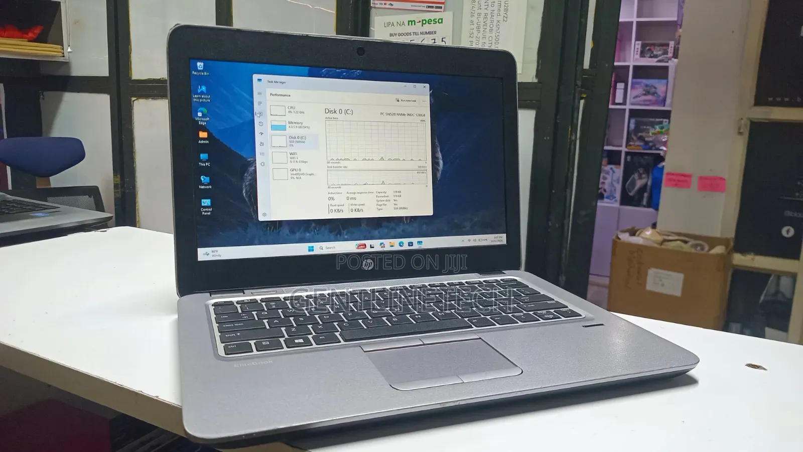 Laptop HP EliteBook 820 G3 4GB Intel Core i5 SSD 128GB