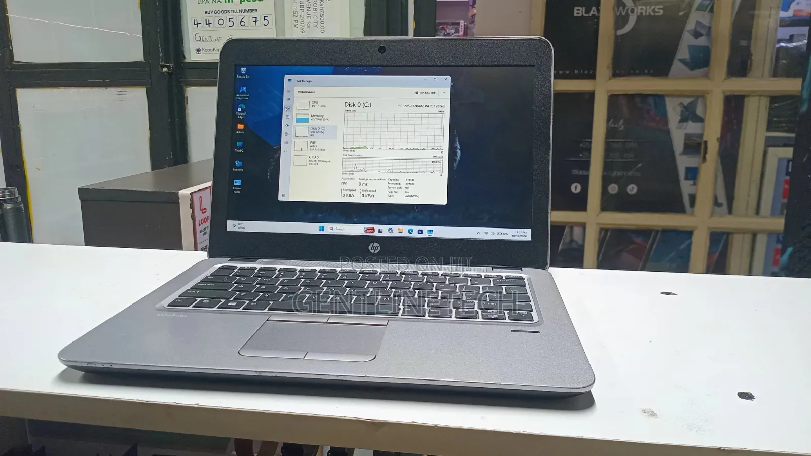 Laptop HP EliteBook 820 G3 4GB Intel Core i5 SSD 128GB