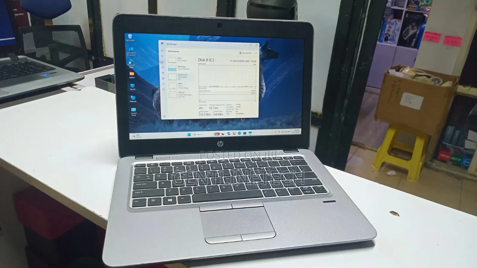 Laptop HP EliteBook 820 G3 4GB Intel Core i5 SSD 128GB
