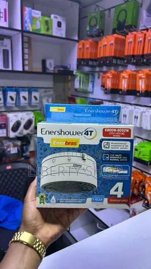 Enerbras 4T Instant Electric Shower – 4 Temperature Settings, 220–240V