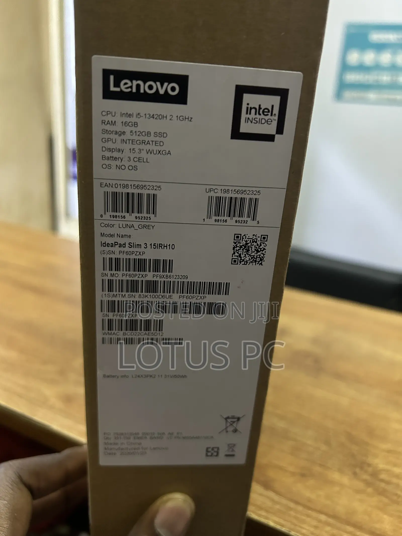 New Laptop Lenovo Ideapad 3 16GB Intel Core i5 SSD 512GB
