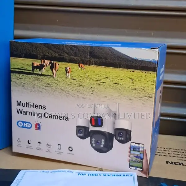 Solar Smart CCTV Camera HD Triple Lens Constant Power