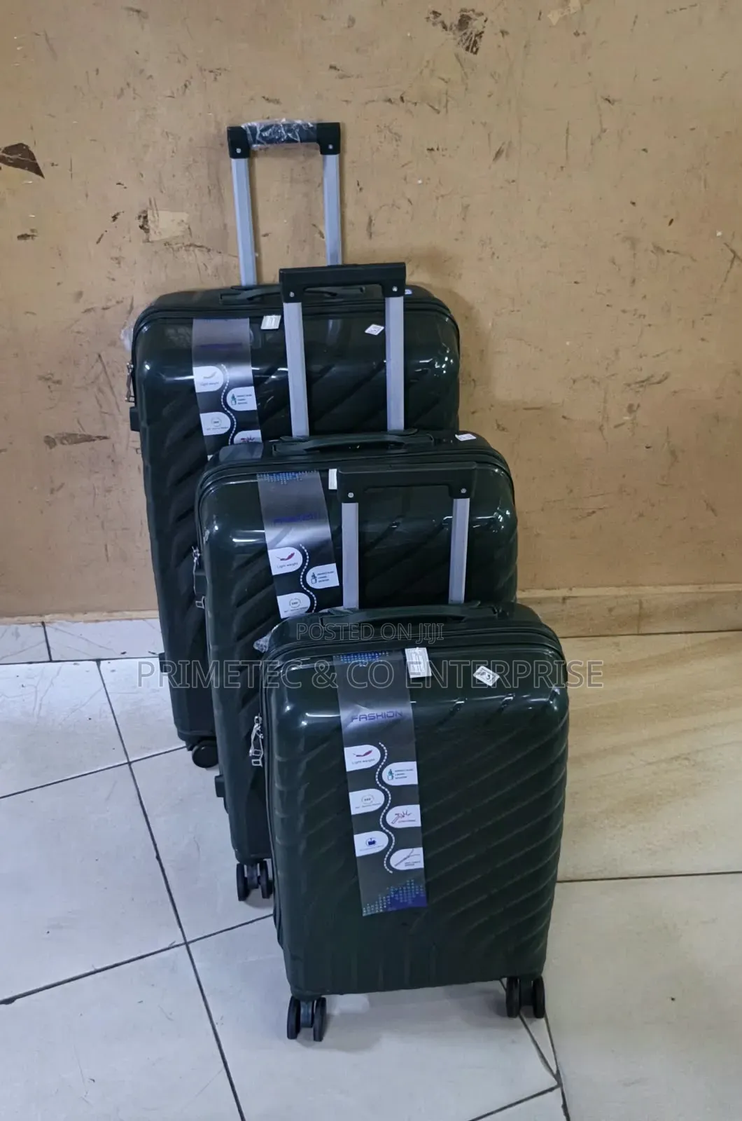 Unbreakable Rubber Suitcase Pp 3-in-1 Suitcase Set