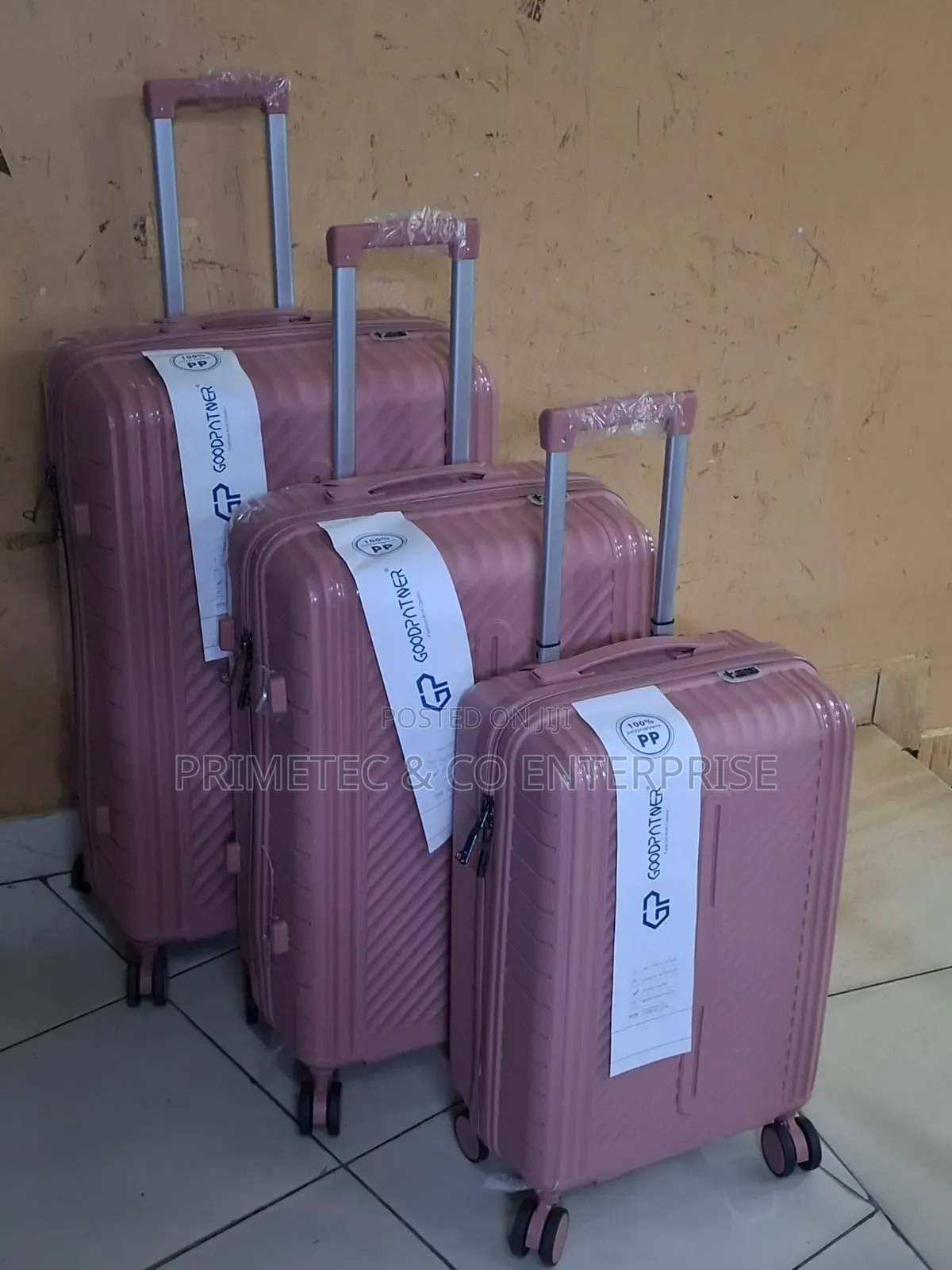 Unbreakable Rubber Suitcase Pp 3-in-1 Suitcase Set