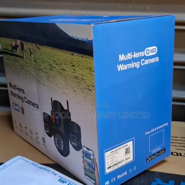 Solar Smart CCTV Camera HD Triple Lens Constant Power