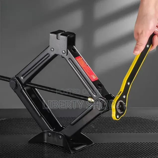 2 Tonnes Ratchet Scissor Car Jack – Heavy Duty Manual Vehicle
