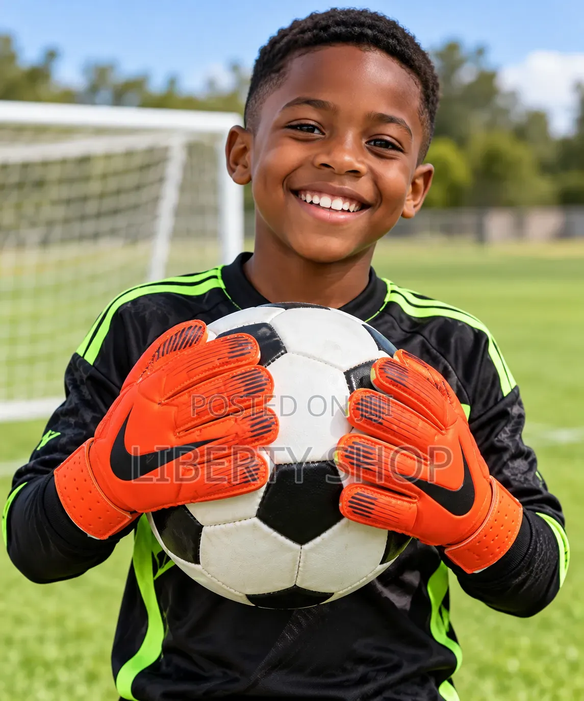 Kids Goalkeeper Gloves – Padded Soccer Goalkeeping Gloves for Children