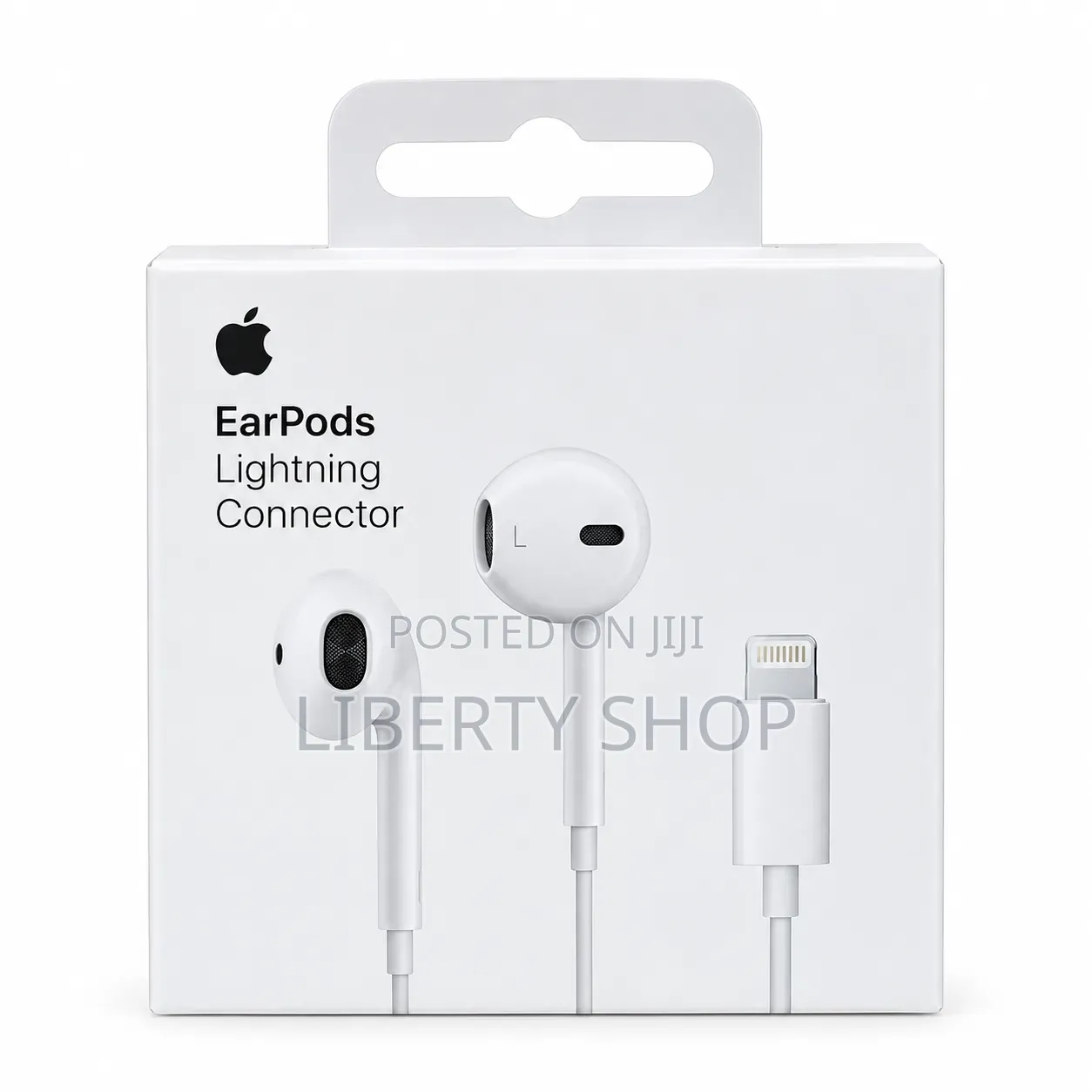 iPhone Lightning Earphones – White Wired Headphones With Microphone