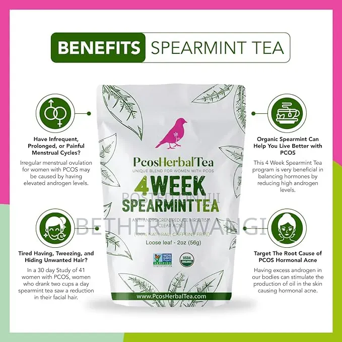 Pcos Herbal Tea 4-Week Spearmint Tea