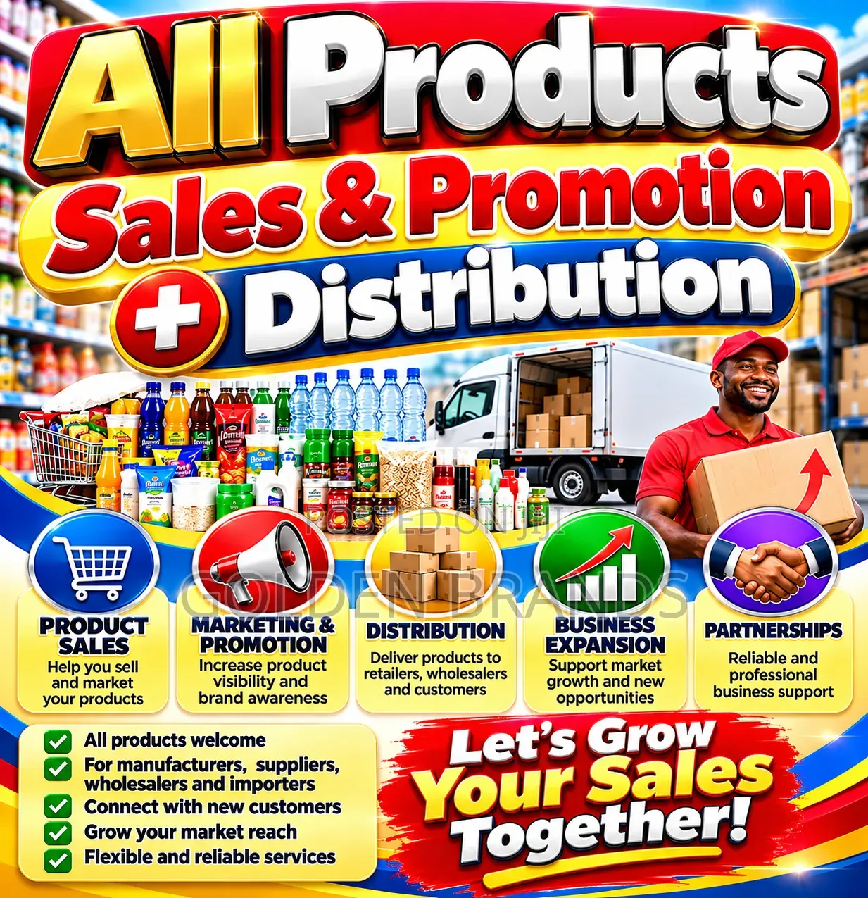 Sales, Marketing, Promotion & Distribution Services