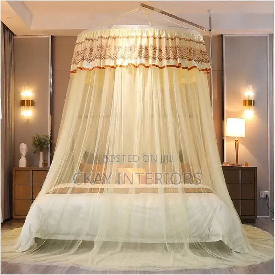Bring Beauty and Practicality Together Above Your Bed With Round Nets