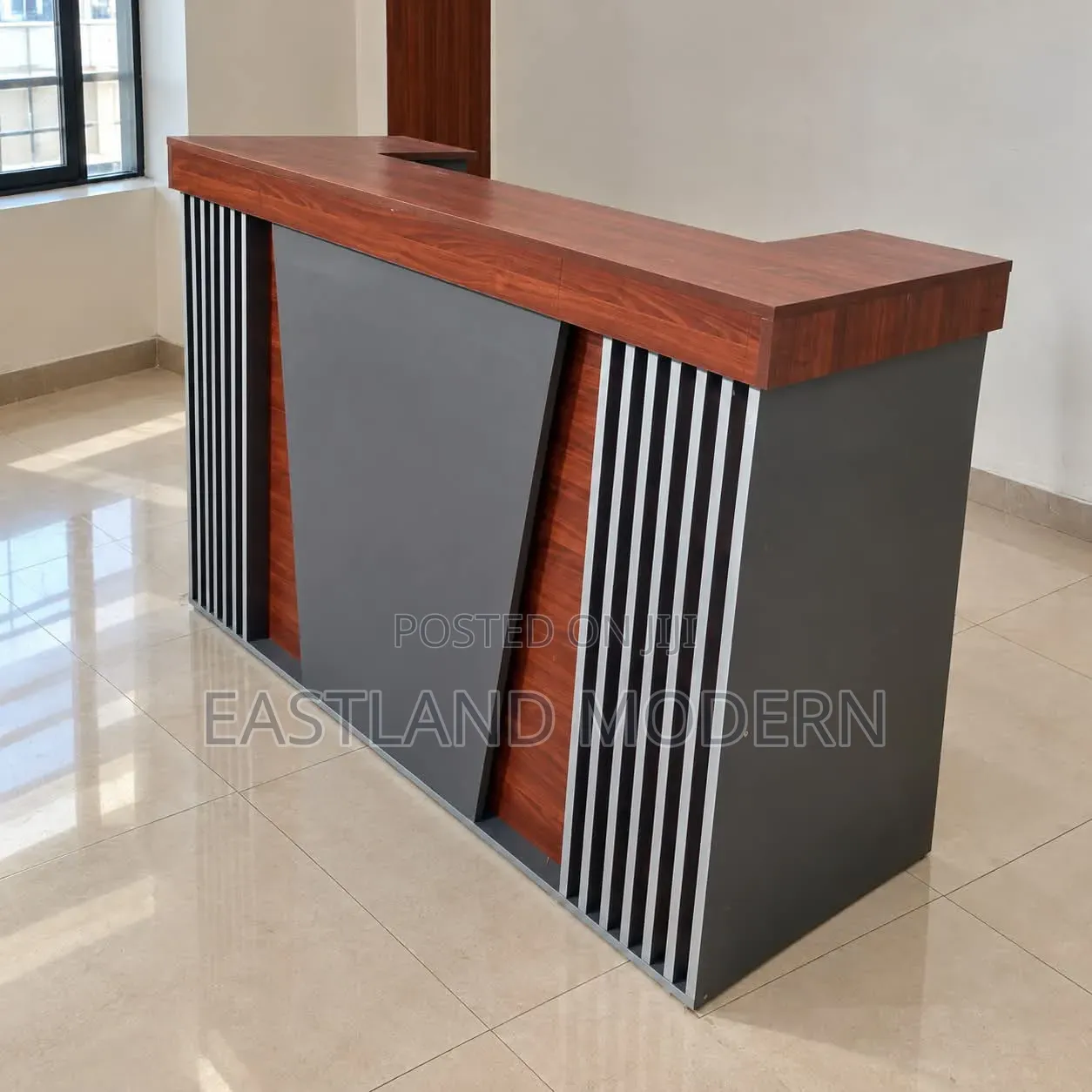 Modern Wooden Reception Desk
