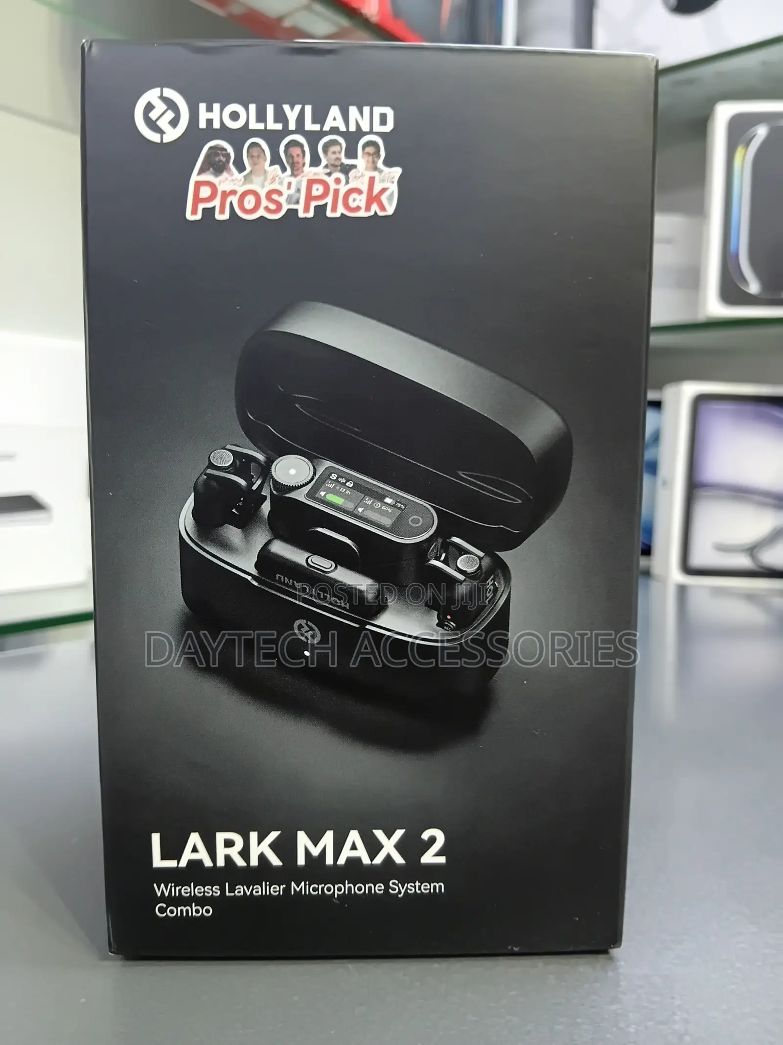 Hollyland Lark Max 2 Wireless Lavalier Microphone System Dual-Channel