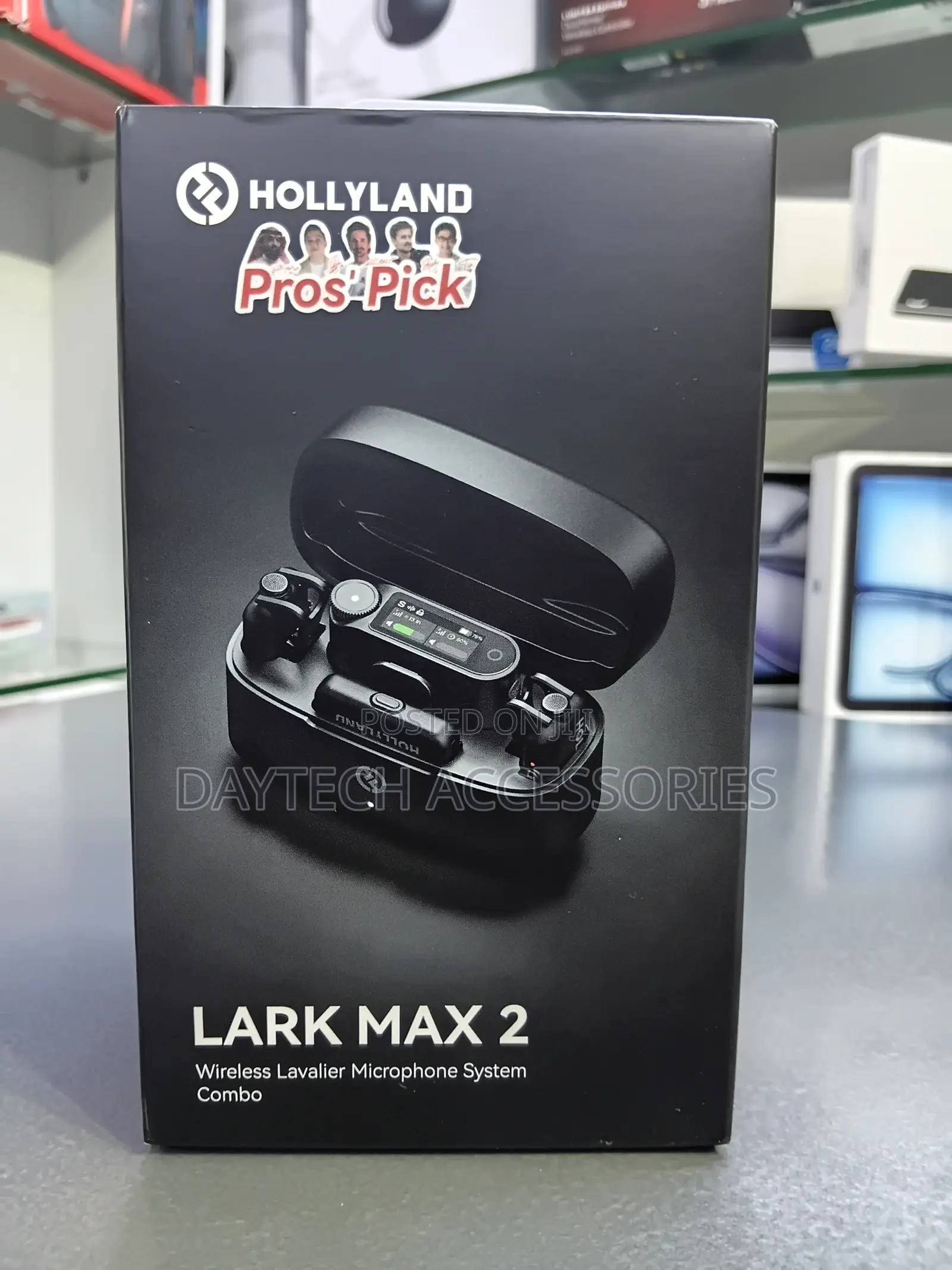 Hollyland Lark Max 2 Wireless Lavalier Microphone System Dual-Channel