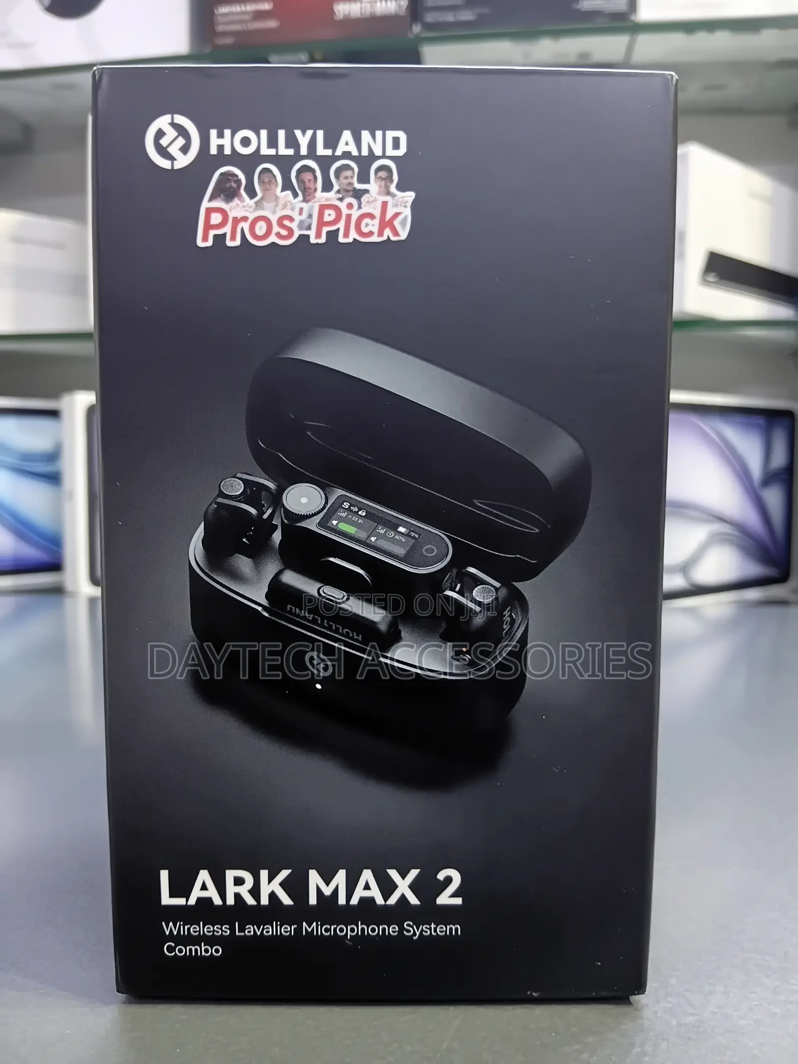 Hollyland Lark Max 2 Wireless Lavalier Microphone System Dual-Channel