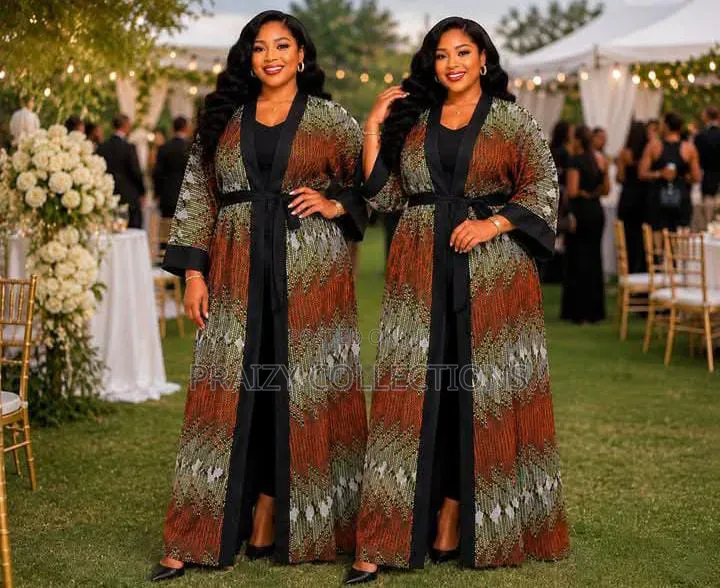 African Print Kimono