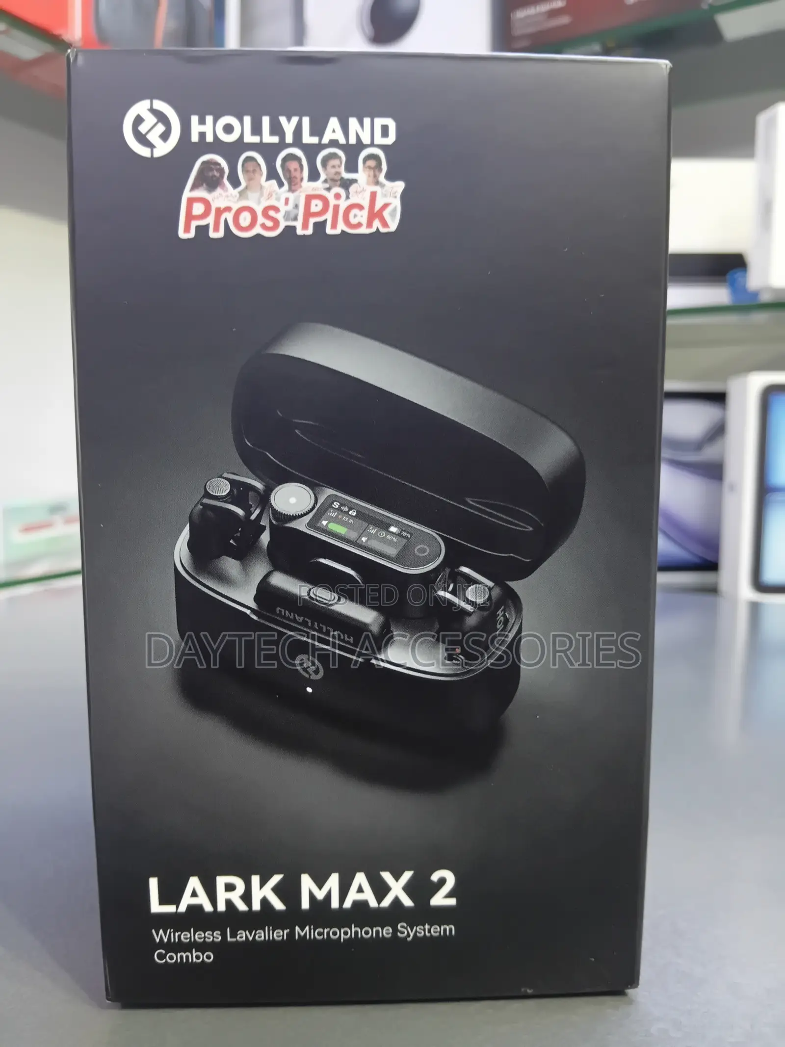 HOLLYLAND - LARK MAX 2 Combo Wireless Microphone System (Space Gray)