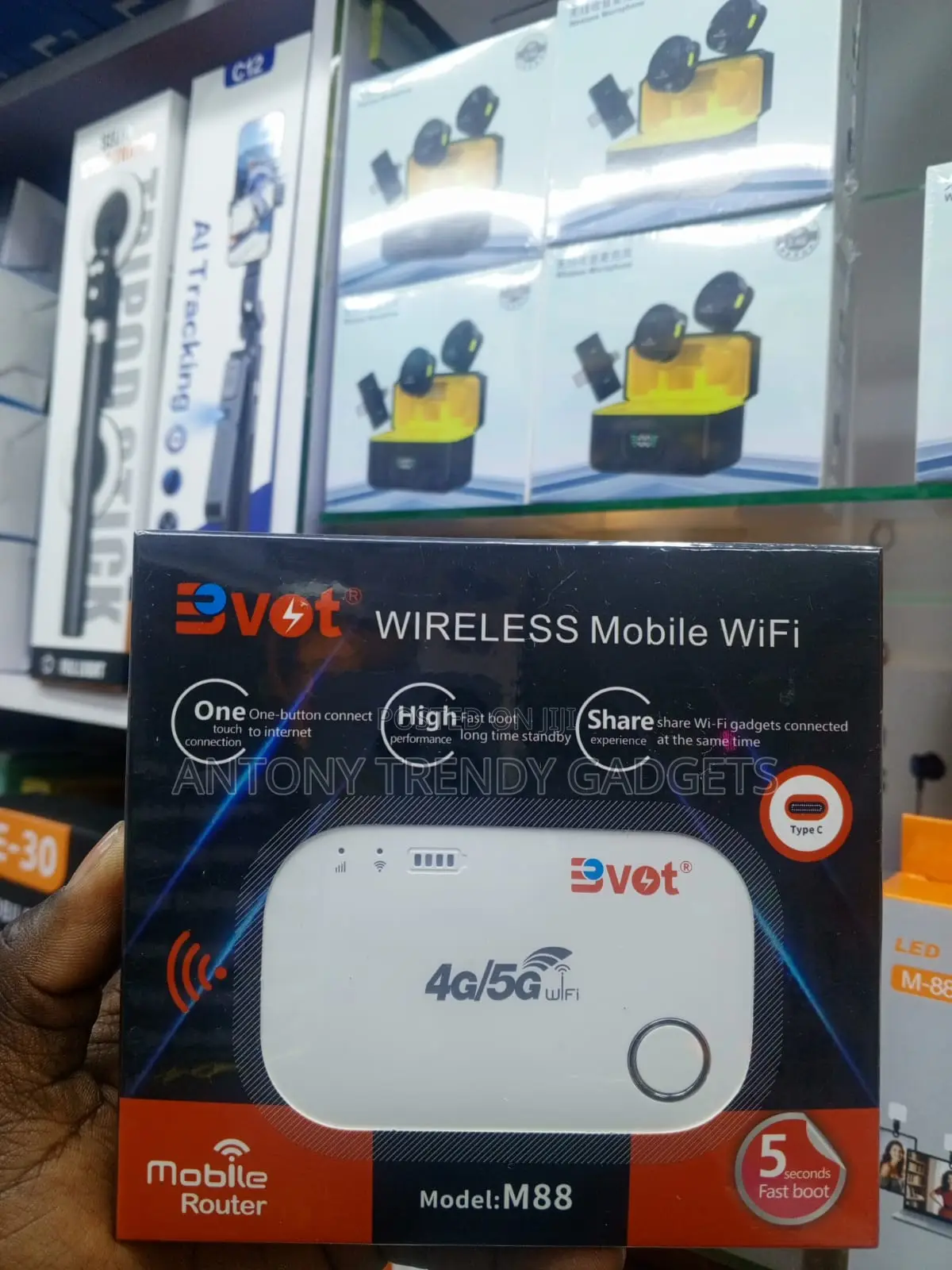BVOT M88 4G LTE Portable MiFi Router With 150Mbps Speed