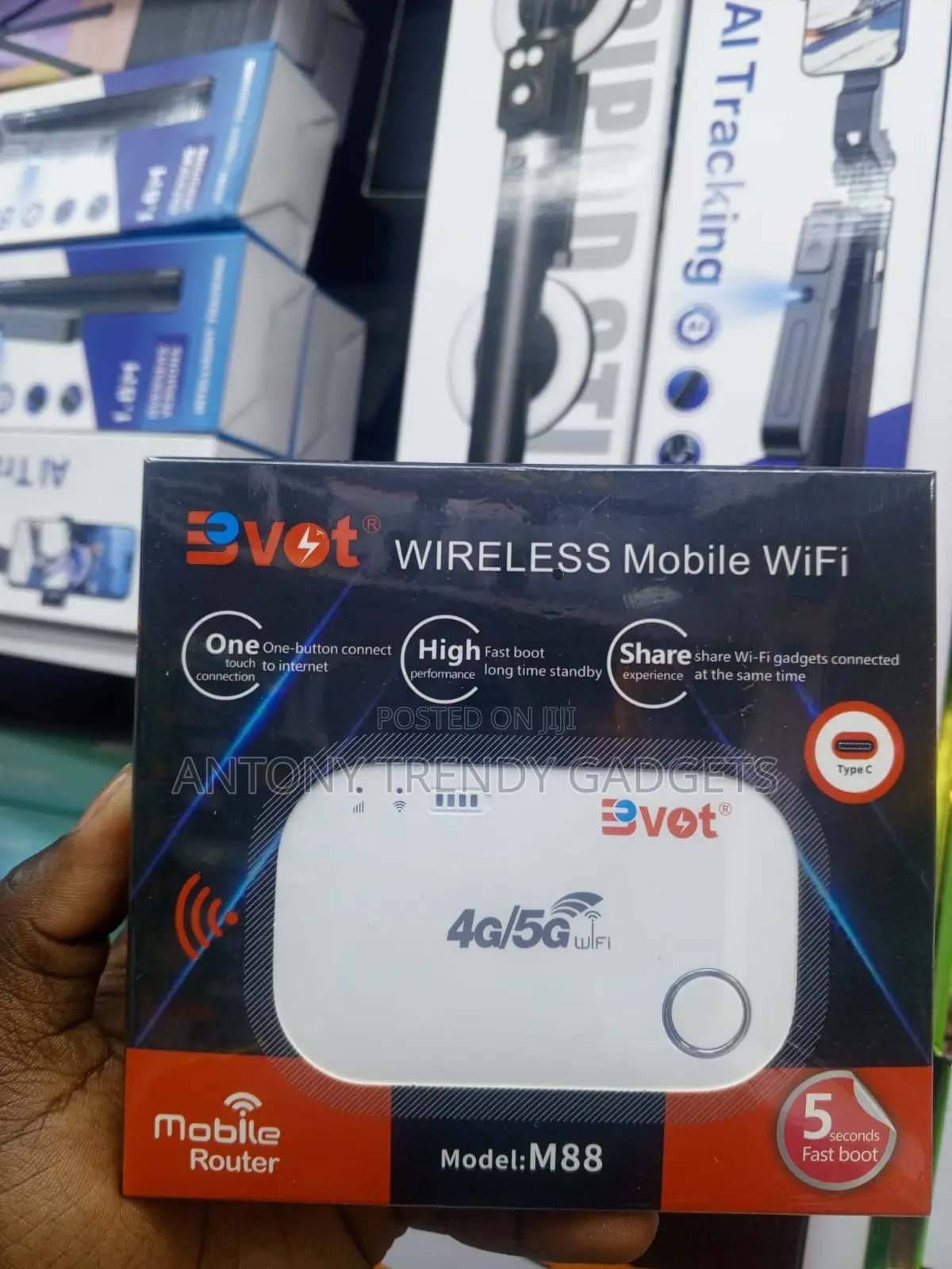BVOT M88 4G LTE Portable MiFi Router With 150Mbps Speed