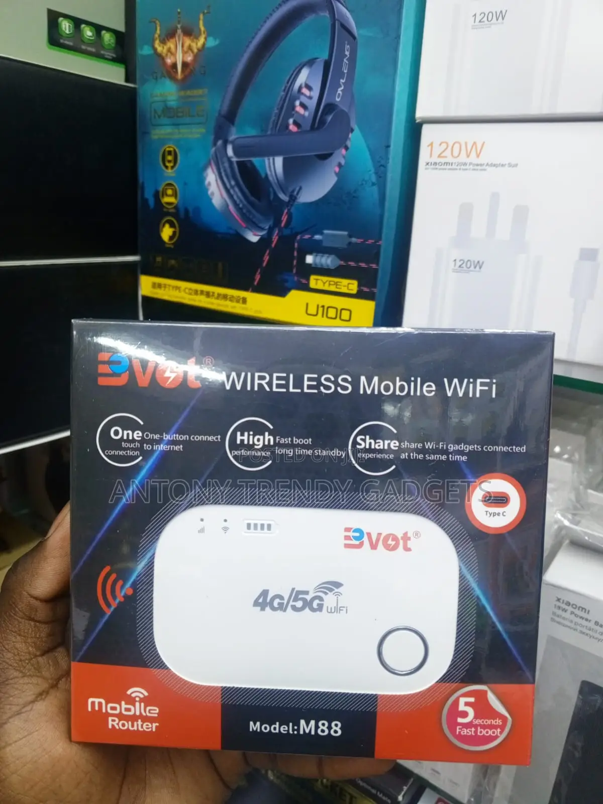 BVOT M88 Portable MiFi WiFi Router 150Mbps Unlocked