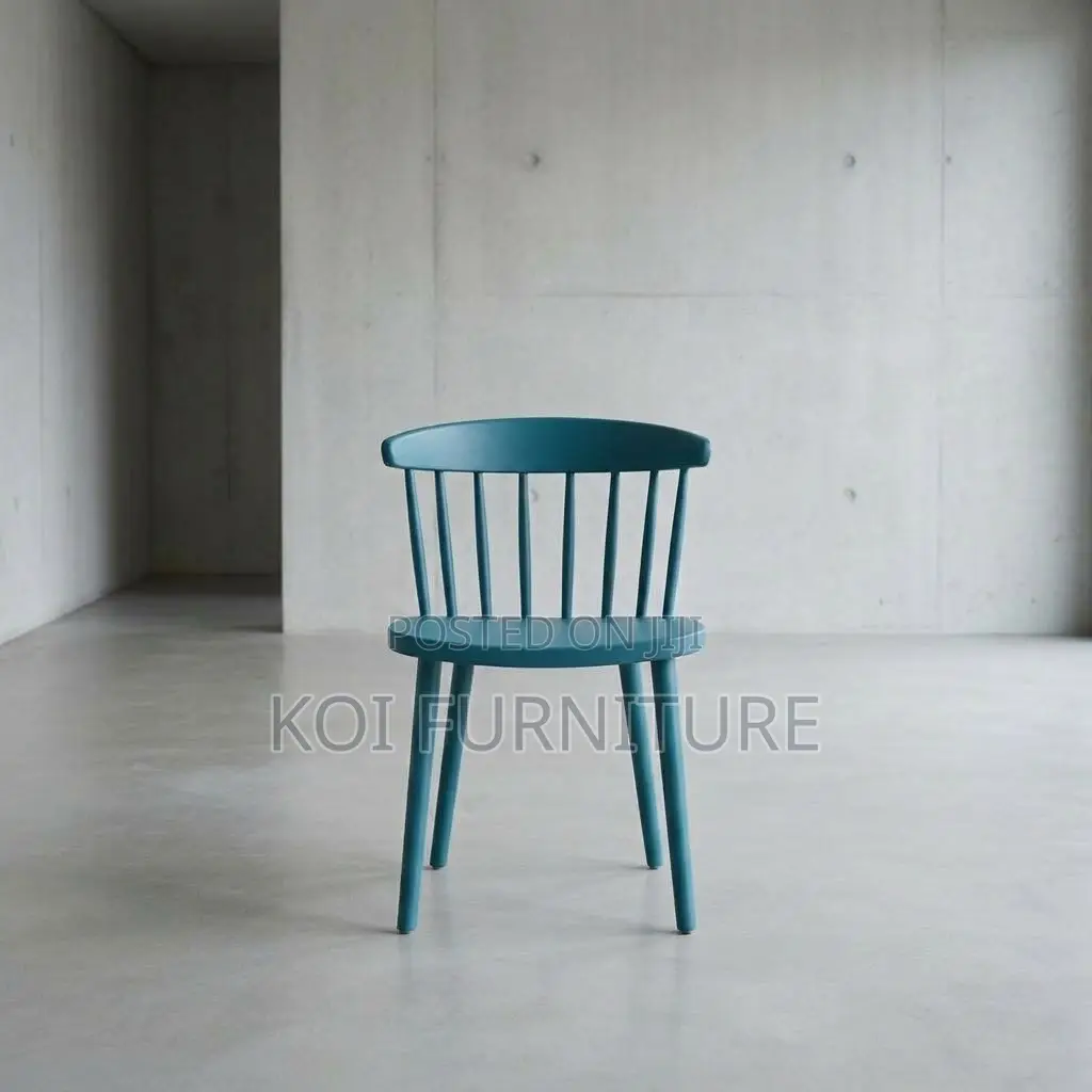 Dining Chairs; Plastic Retro Armless Dining Seats