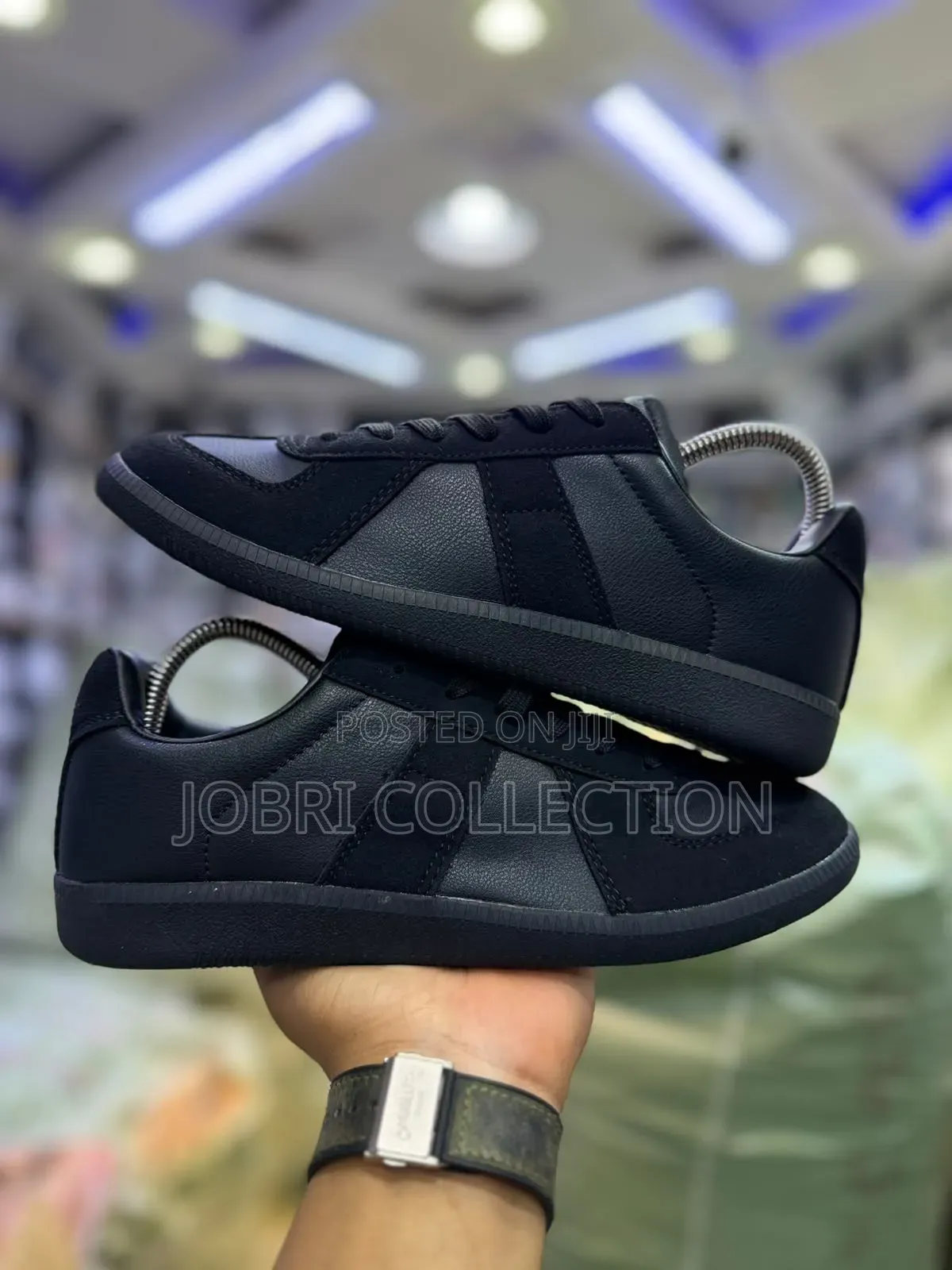 Maison Margiela Calfskin “ Black Sneakers