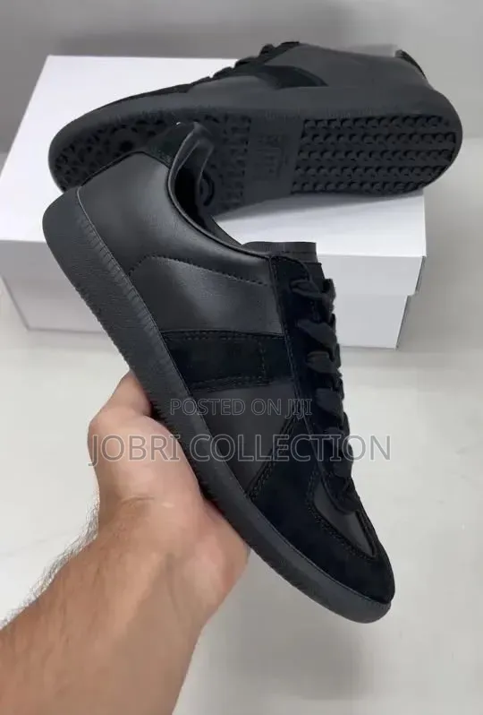 Maison Margiela Calfskin “ Black Sneakers