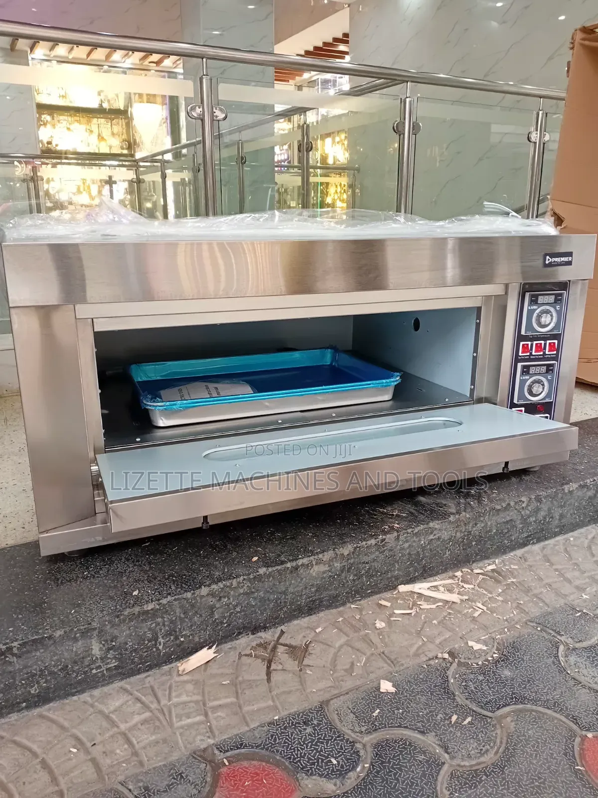 Premier One Deck Two Tray Electric Food Oven
