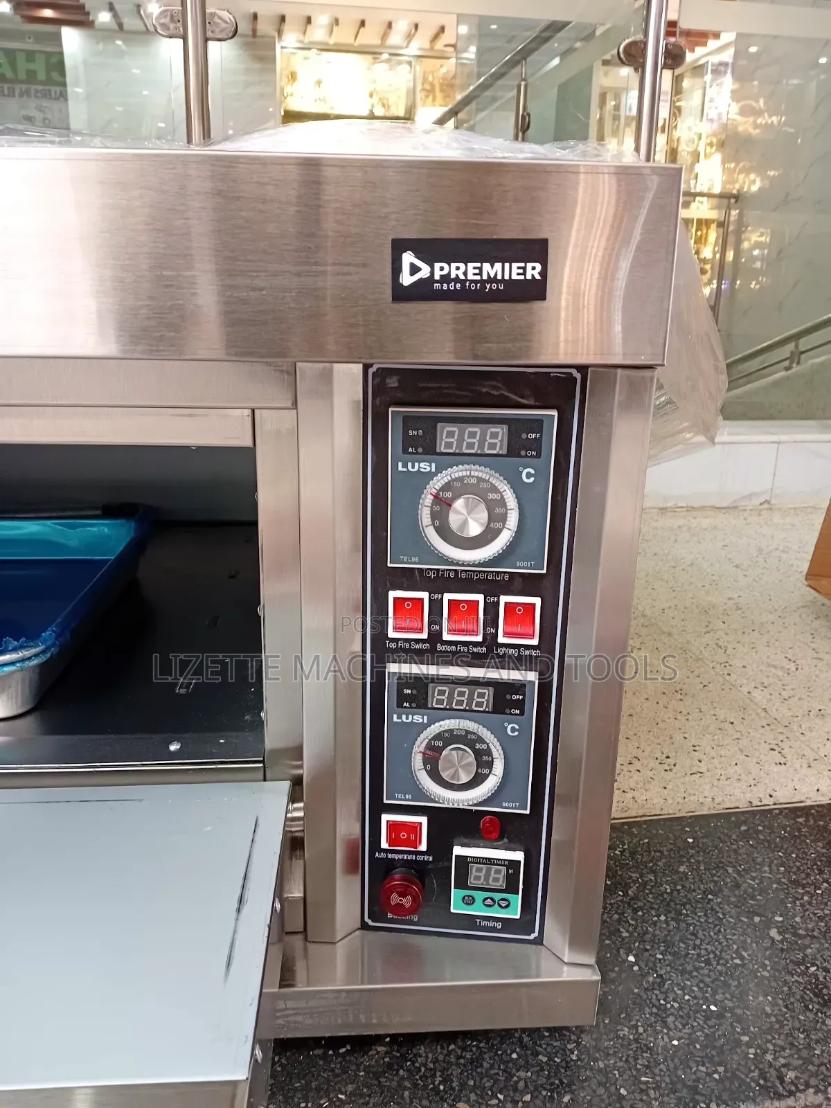 Premier One Deck Two Tray Electric Food Oven