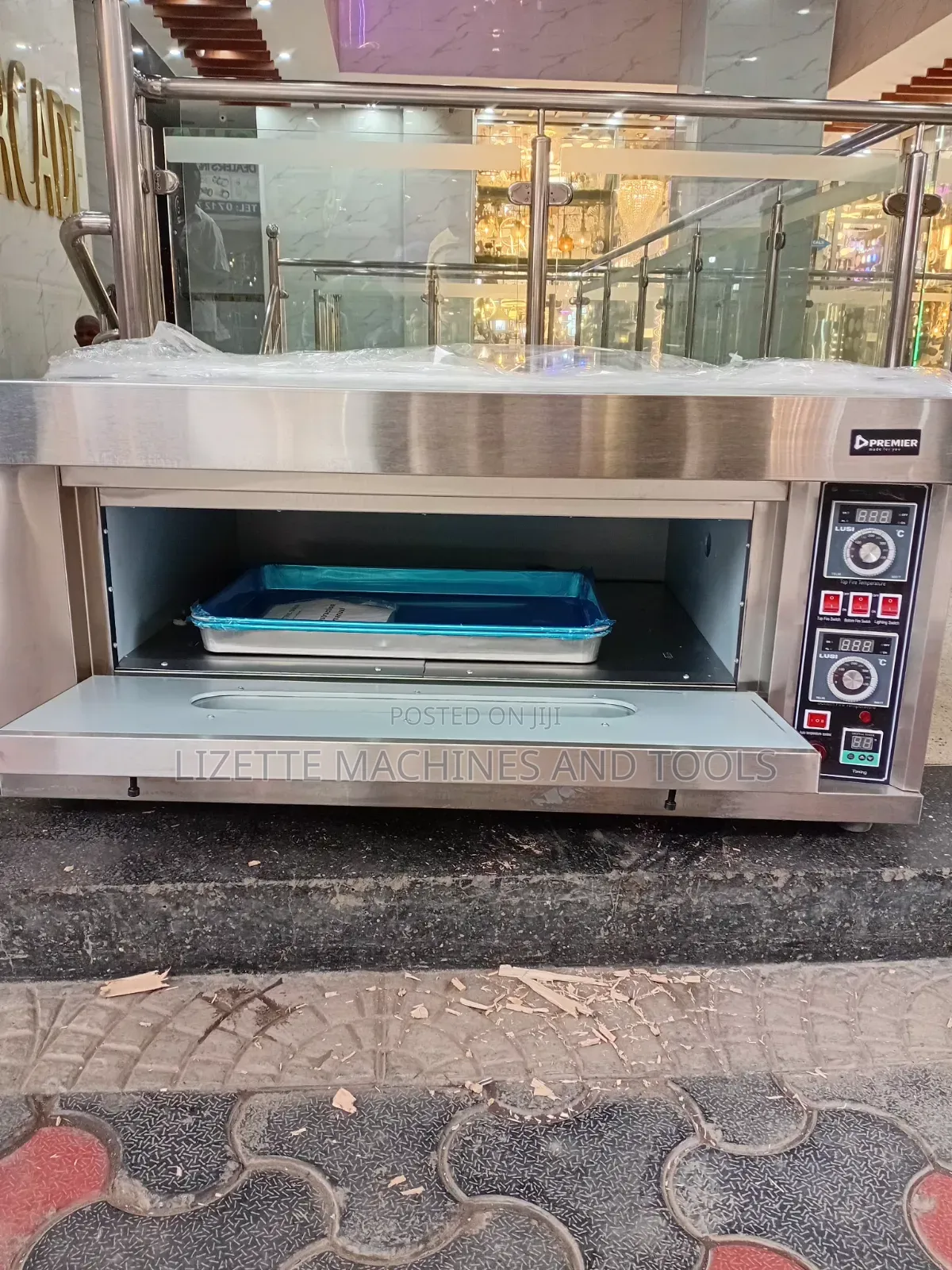 Premier One Deck Two Tray Electric Food Oven