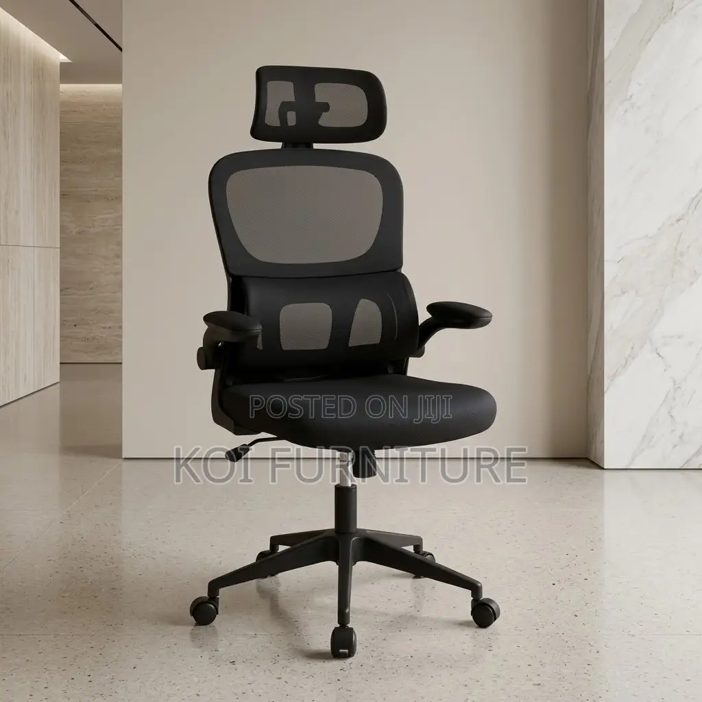 Office Chair; Mesh Orthopedic Executive Headrest Seat