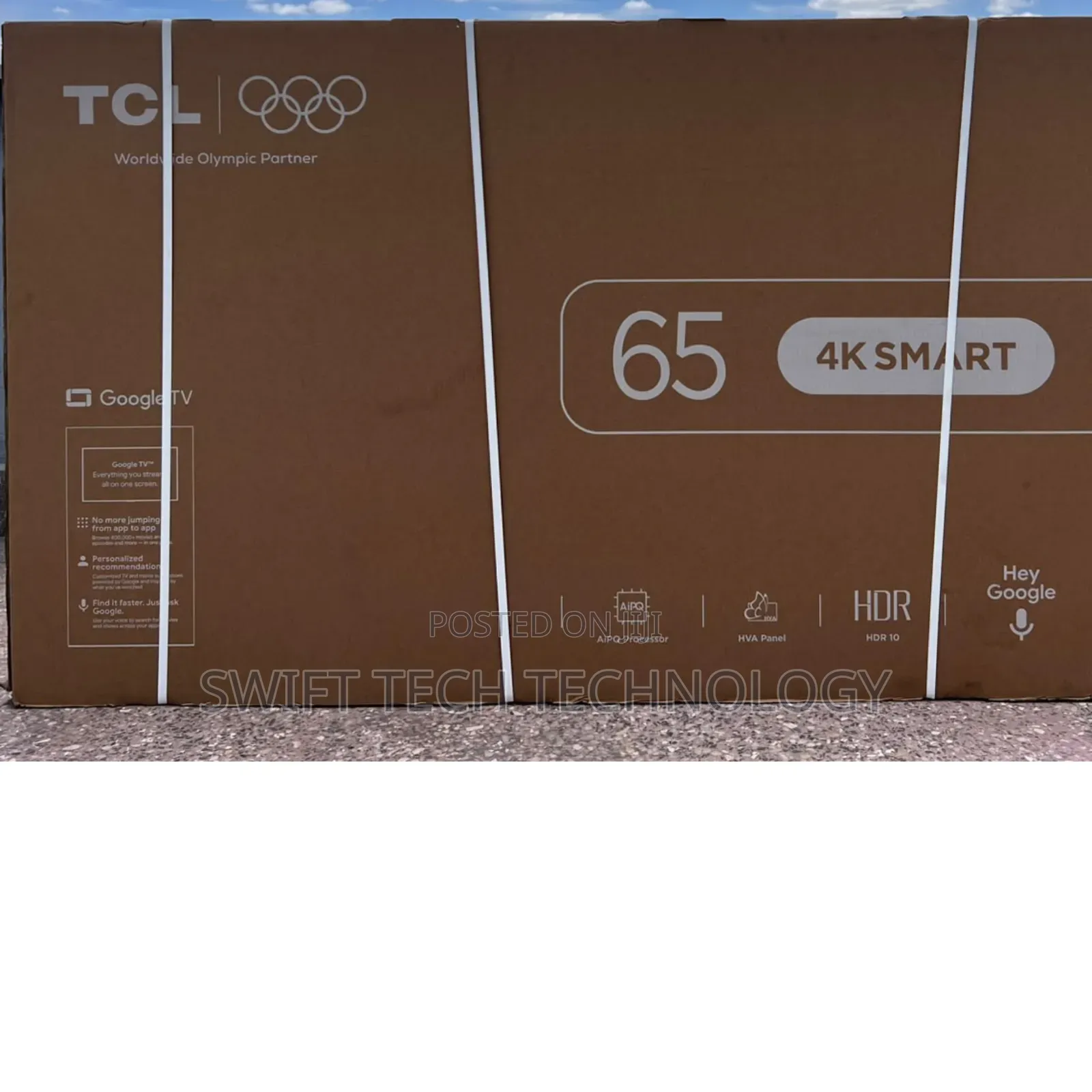 TCL 65 Inches V6d 4k HDR Google TV – 65v6d (New 2026 Model)