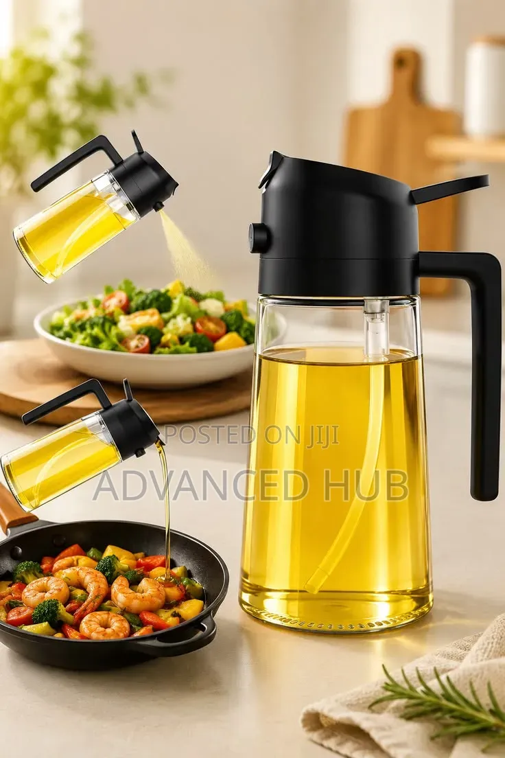 2in1 Oil Sprayer & Dispenser Bottle