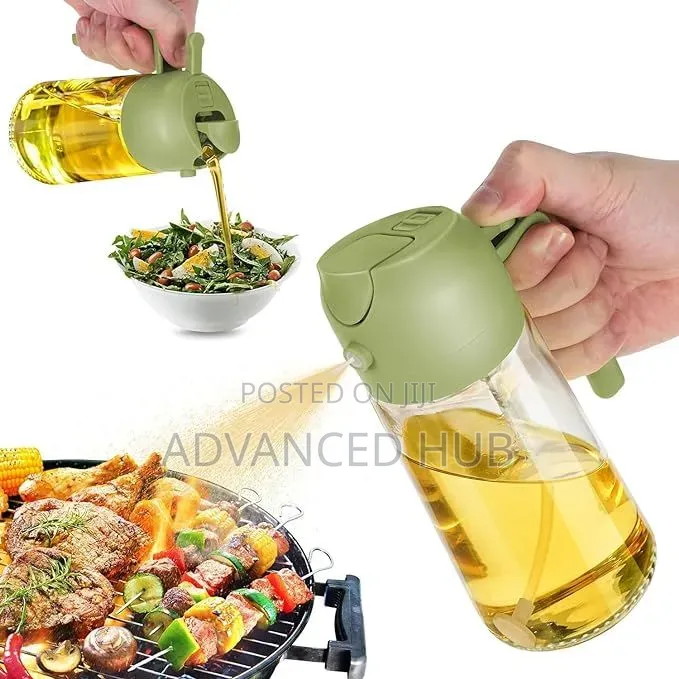 2in1 Oil Sprayer & Dispenser Bottle