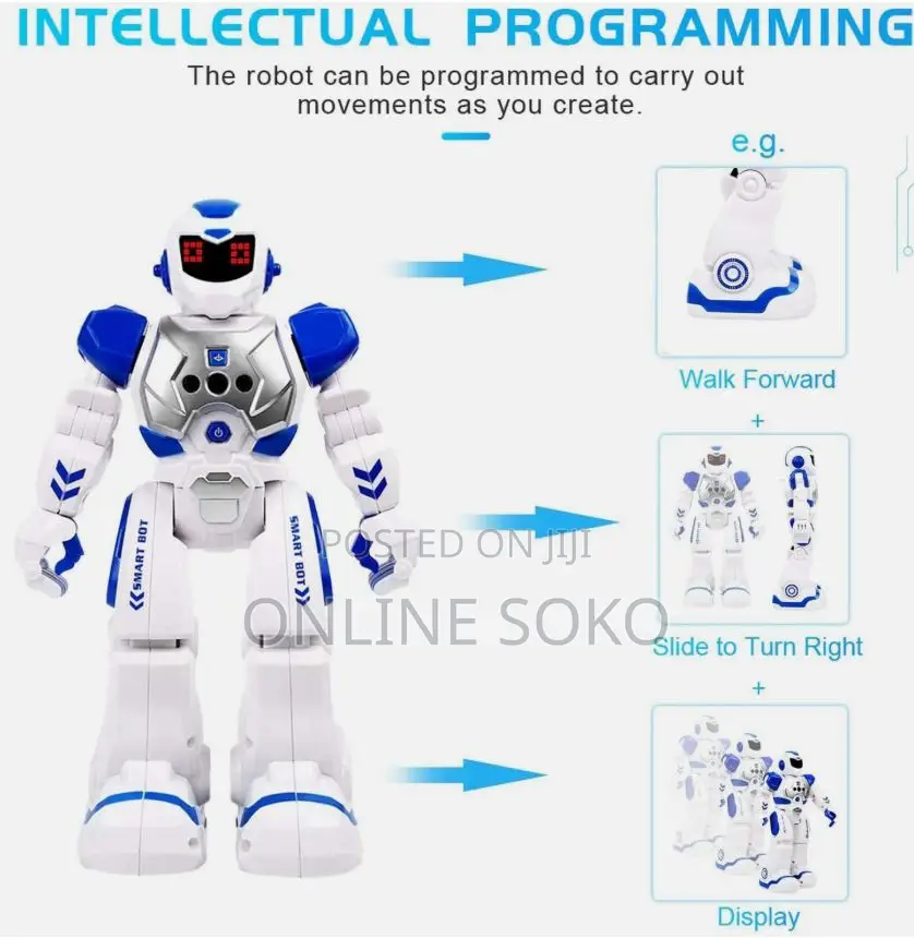 Smart RC Robot Toy for Kids – Programmable Dancing & Singing Robot