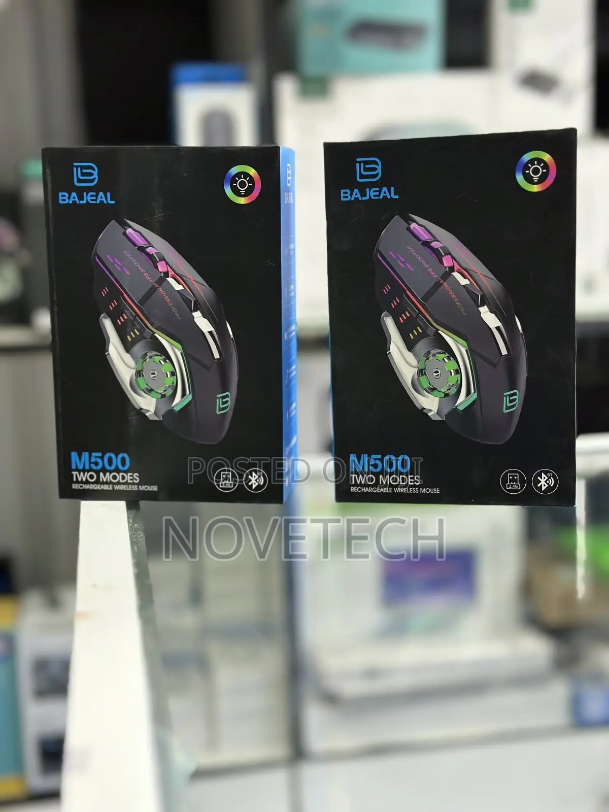 Wireless Gaming Mouse Rechargeable RGB LED Ergonomic Silent Mouse PC