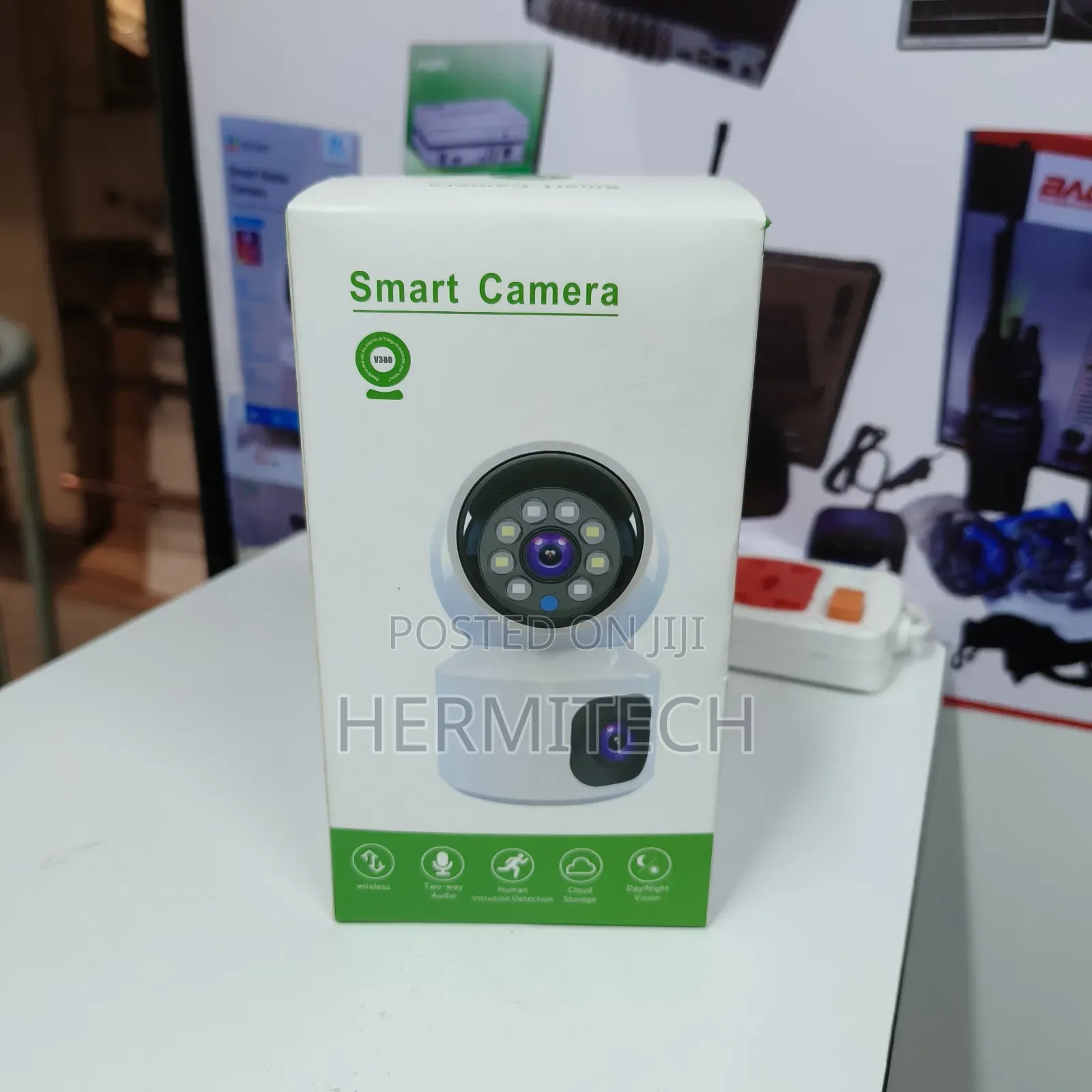 Dual Lens Baby Monitor CCTV Camera for Complete Nursery Monitoring