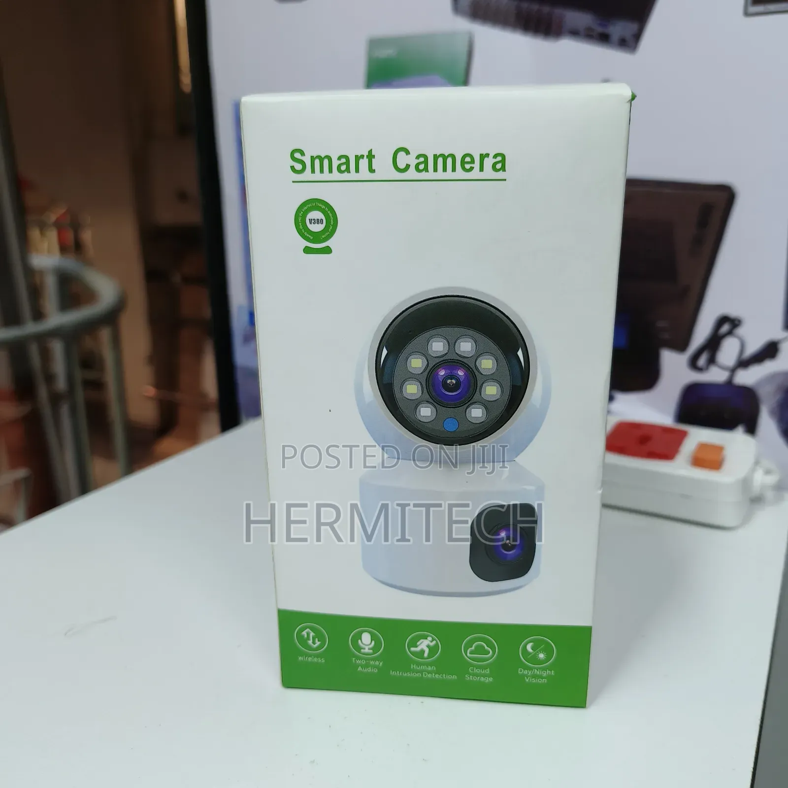 Dual Lens Baby Monitor CCTV Camera for Complete Nursery Monitoring