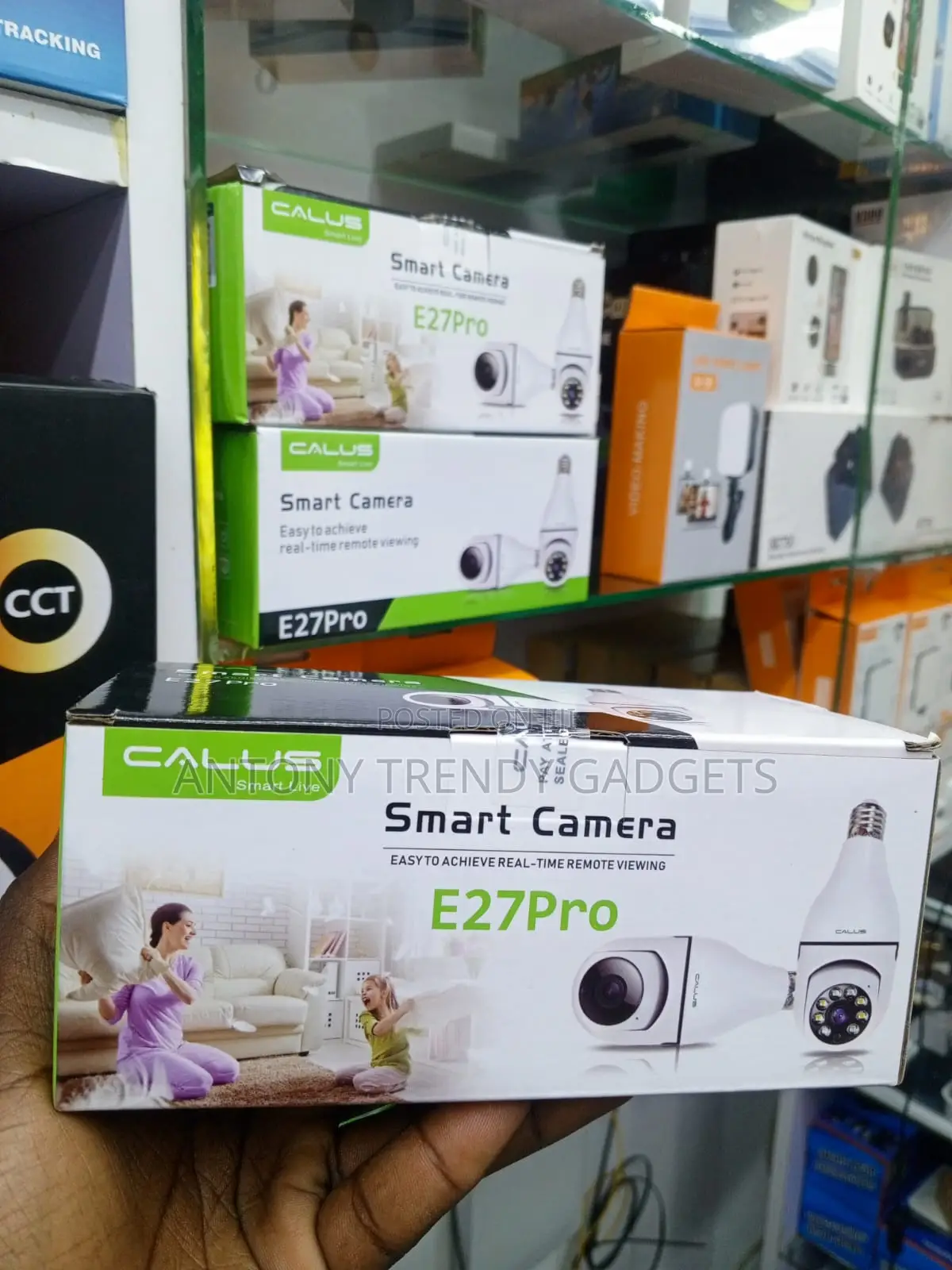 CALUS E27Pro Wireless WiFi CCTV Camera With Motion Detection