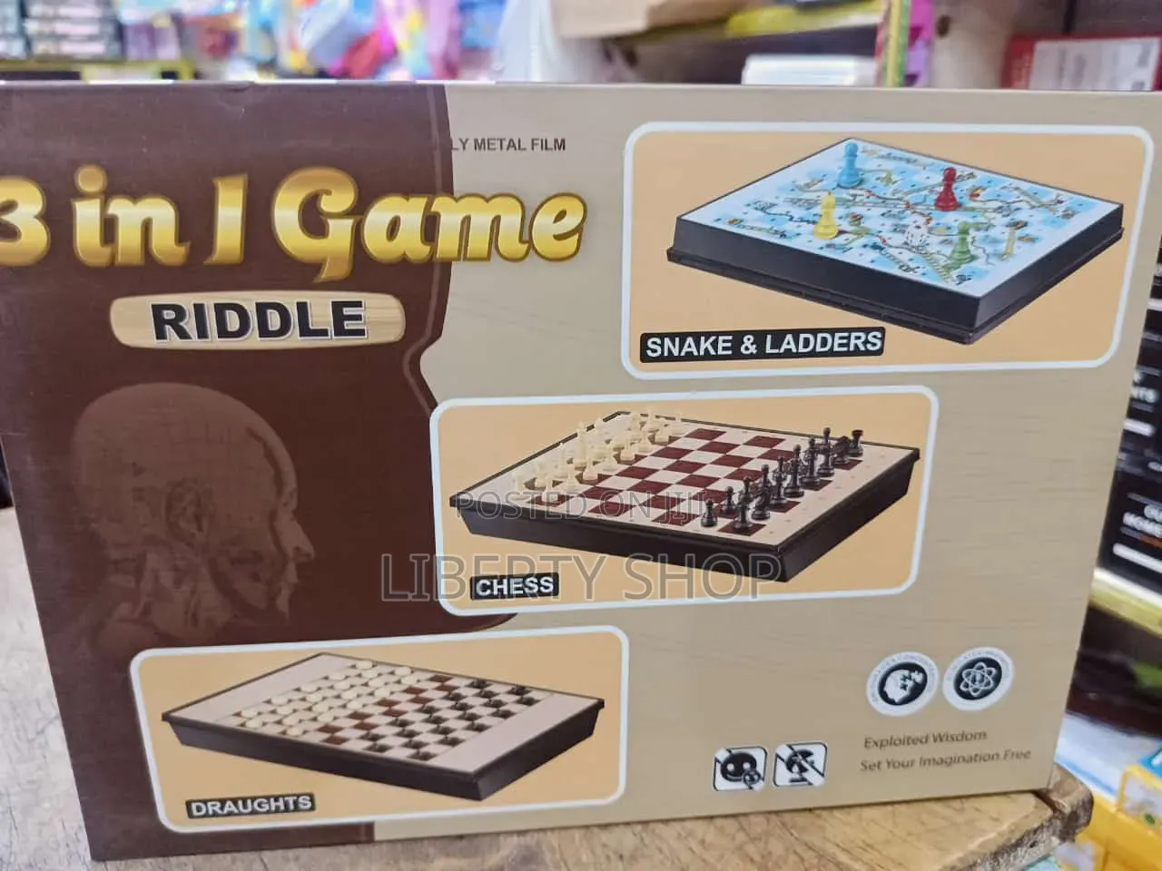 3 in 1 Drought and Riddle Boardgame Available