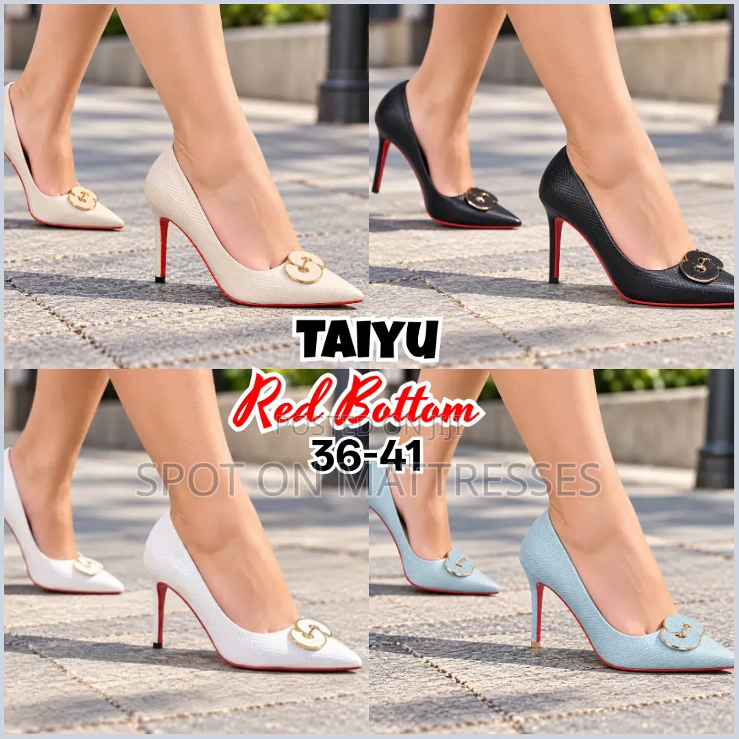 Taiyu High Heels Red Bottom Sizes 36-41
