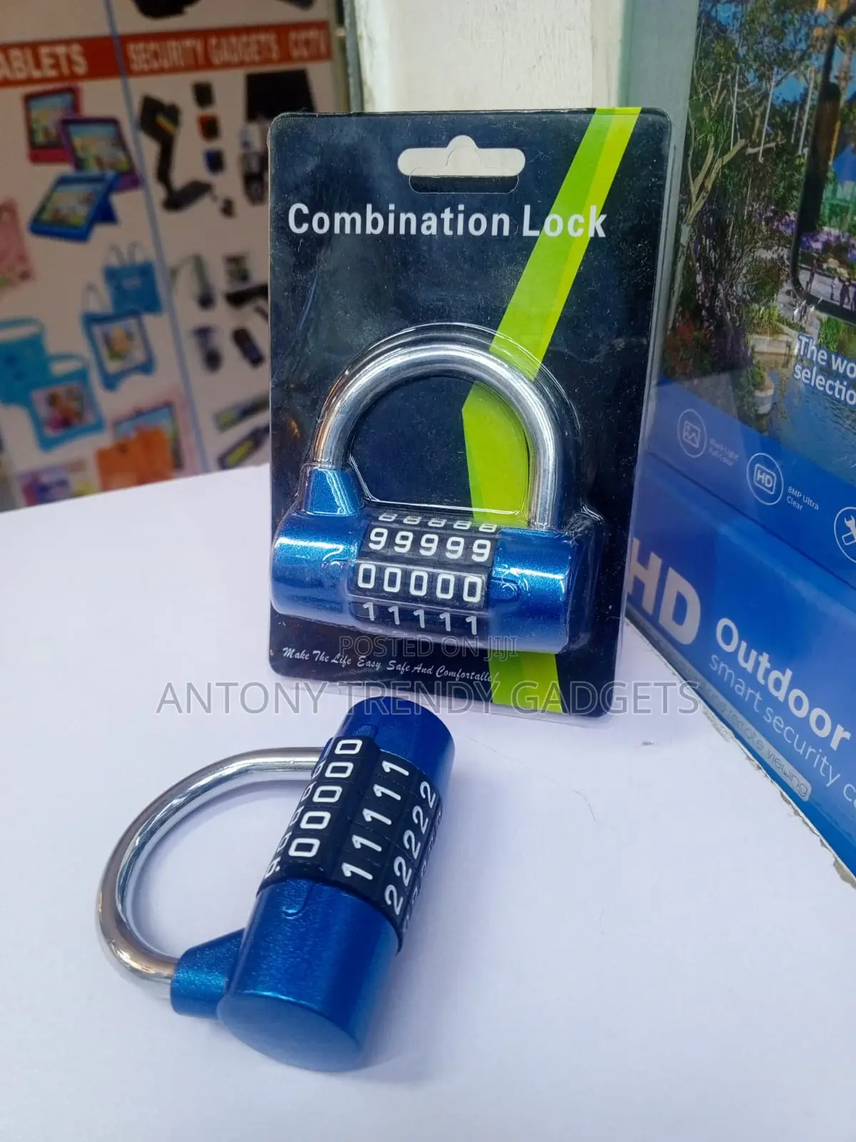 Keyless 5 Digit Code Lock for Gym School and Travel