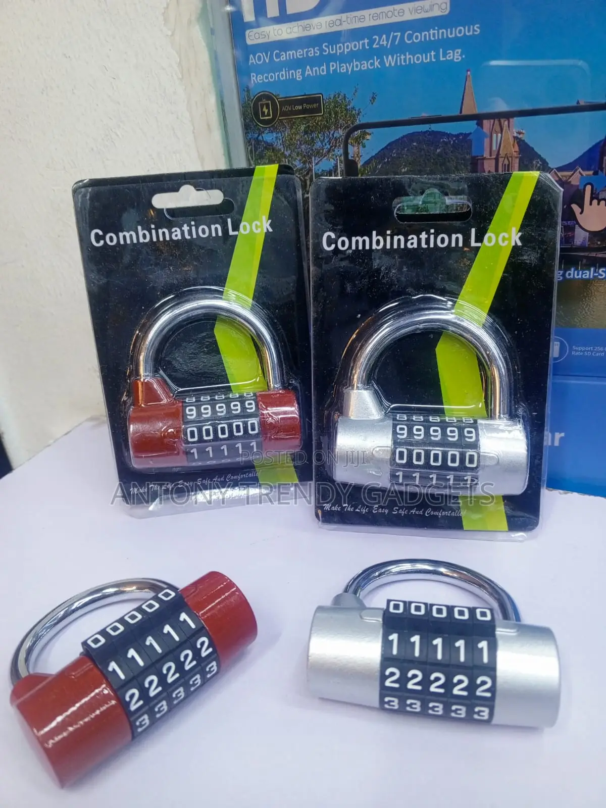 Keyless 5 Digit Code Lock for Gym School and Travel