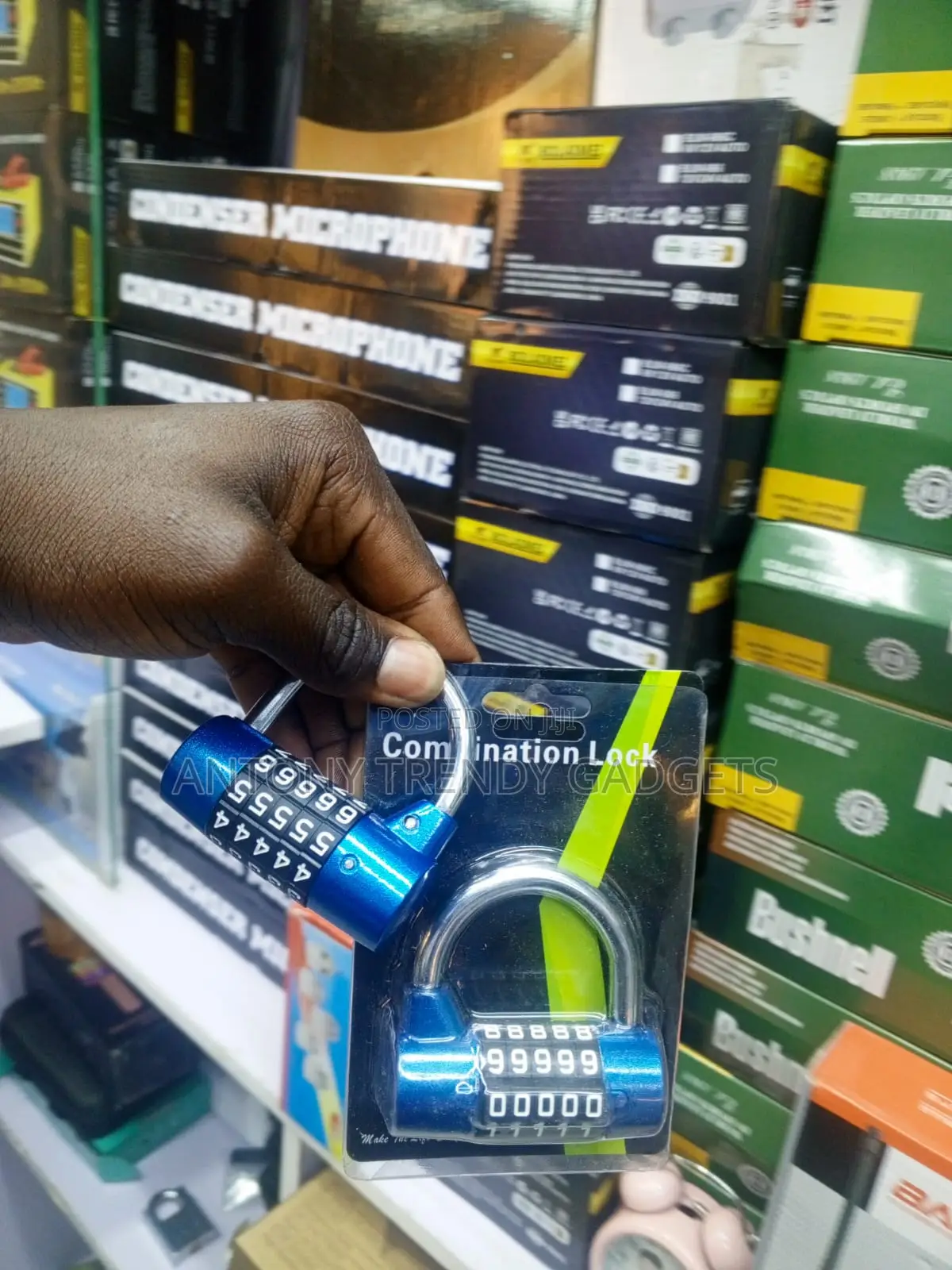 Heavy Duty Resettable Combination Lock for Gates and Toolboxes